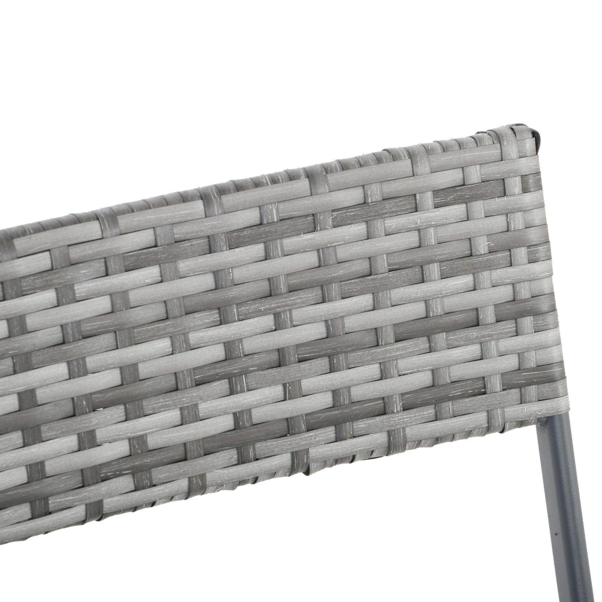 Outsunny 2-Seater Patio Set - Grey - ALL4U RETAILER LTD