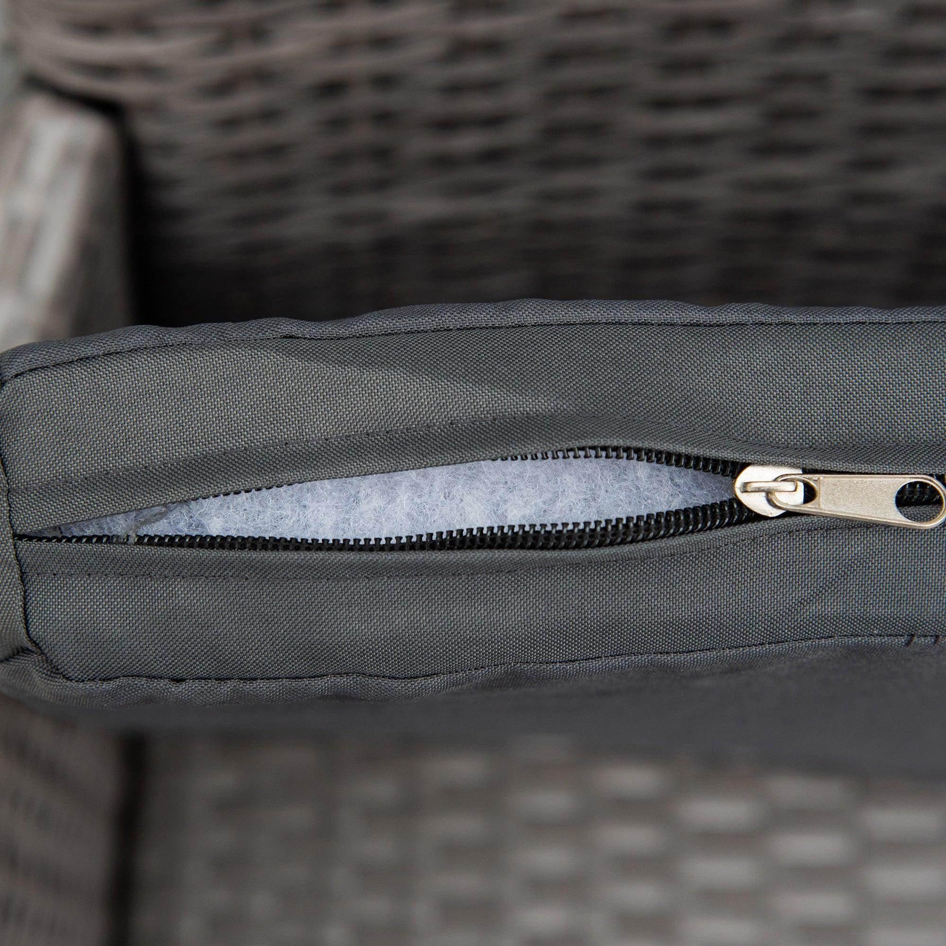 Outsunny 2-Seater Rattan Patio Chair - Grey - ALL4U RETAILER LTD