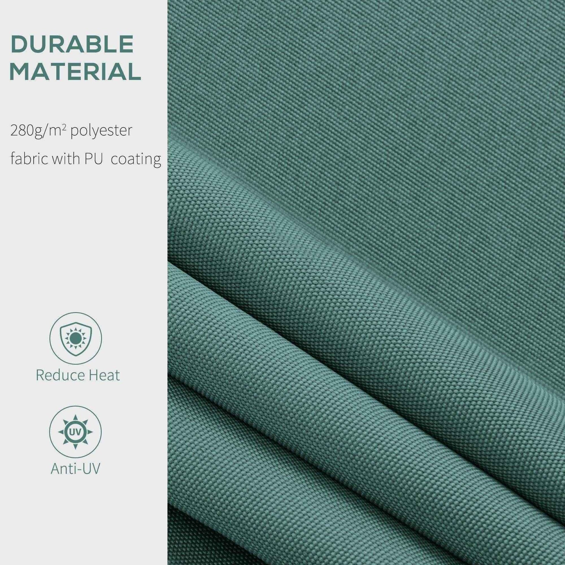 Green polyester awning fabric with PU coating, heat reducing and anti-UV, ALL4U RETAILER LTD