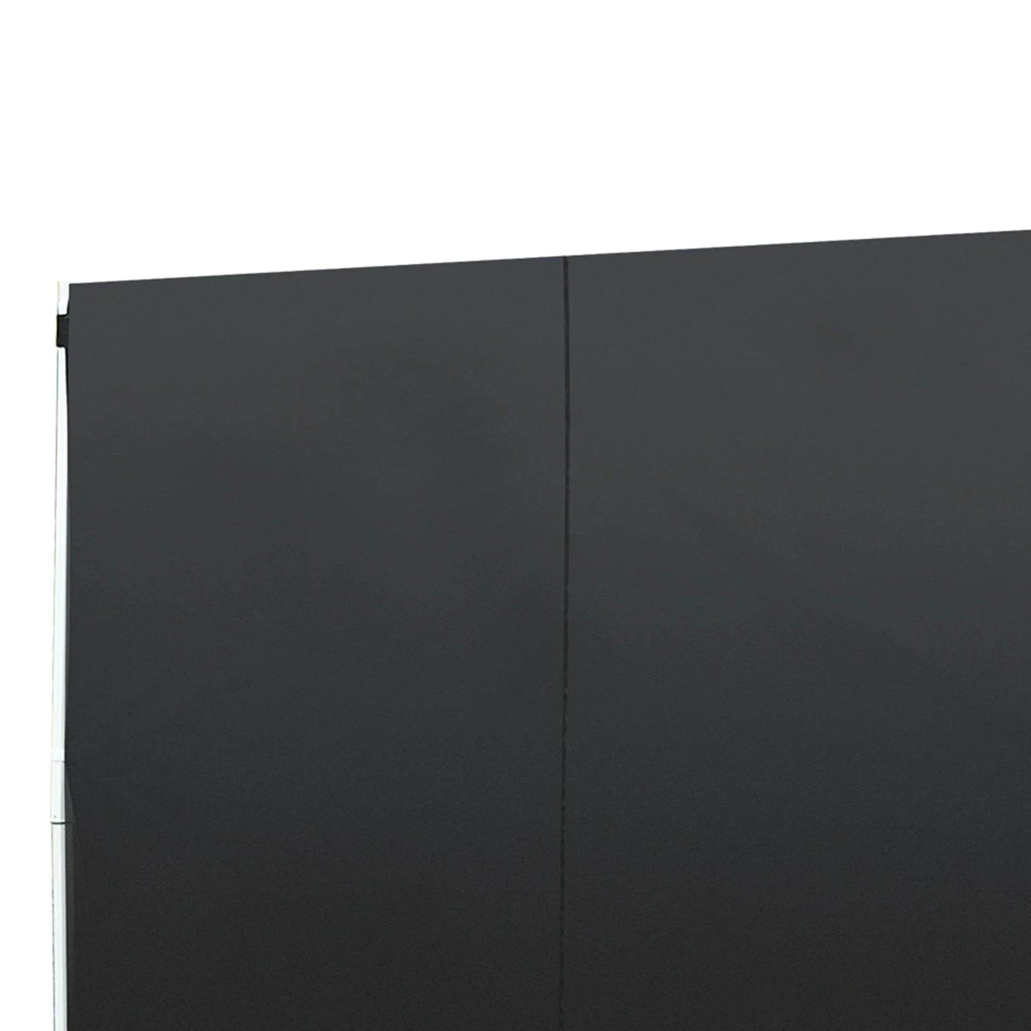Outsunny black exchangeable side panels for 3m gazebo providing privacy and wind protection