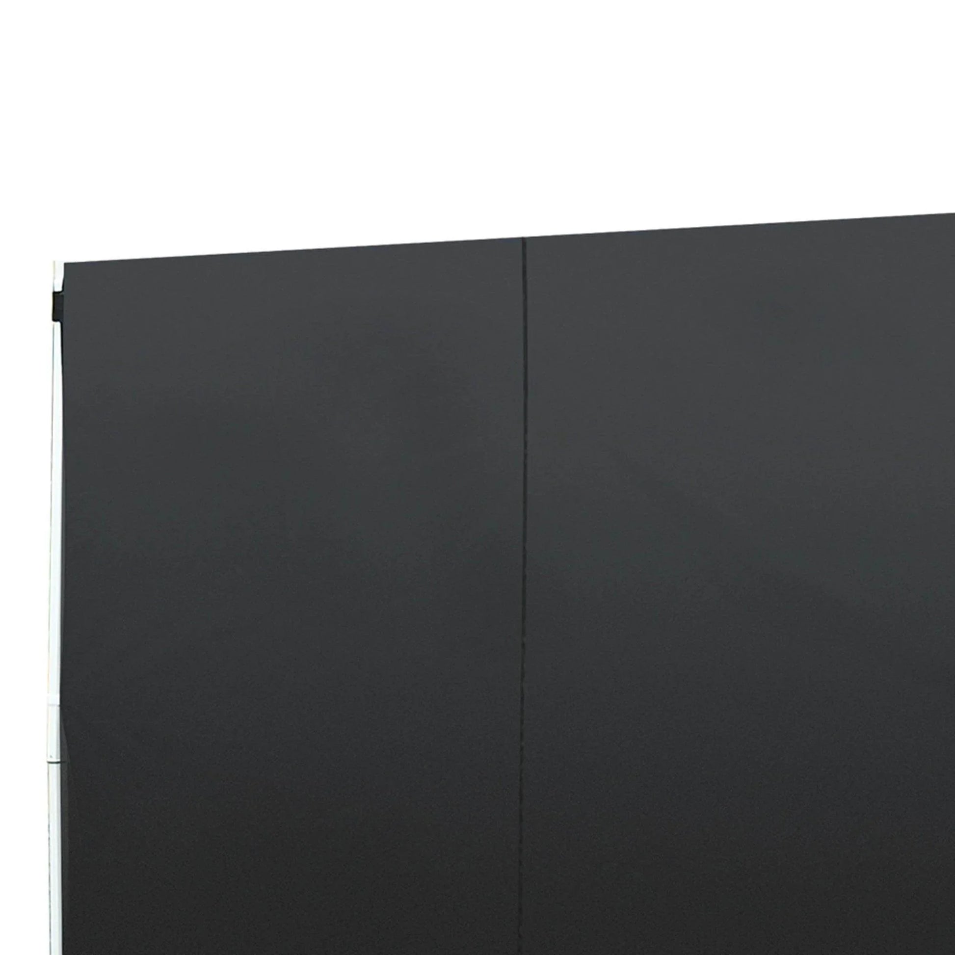 Outsunny black exchangeable side panels for 3m gazebo providing privacy and wind protection