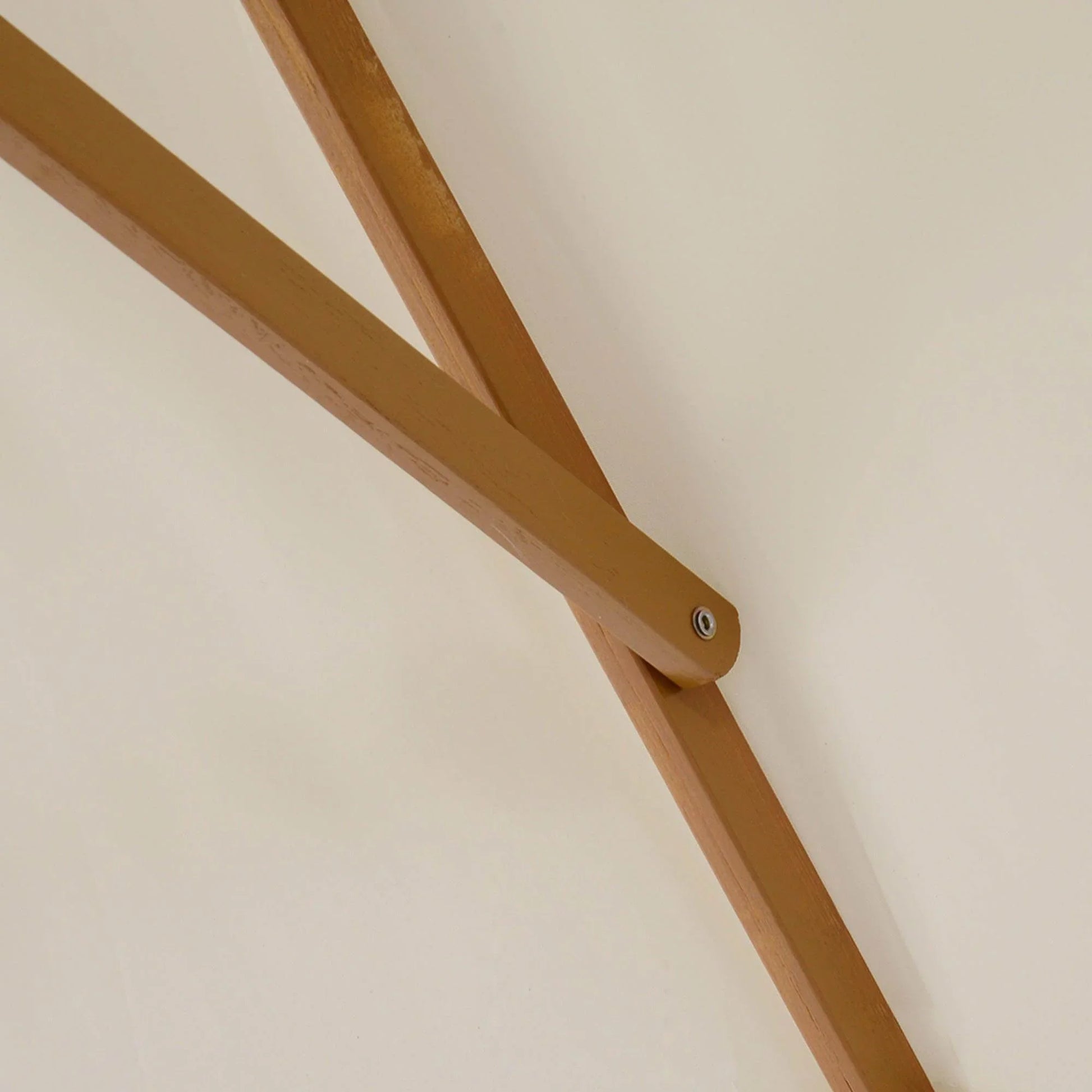 Wooden frame detail of cream patio parasol, ALL4U RETAILER LTD garden furniture