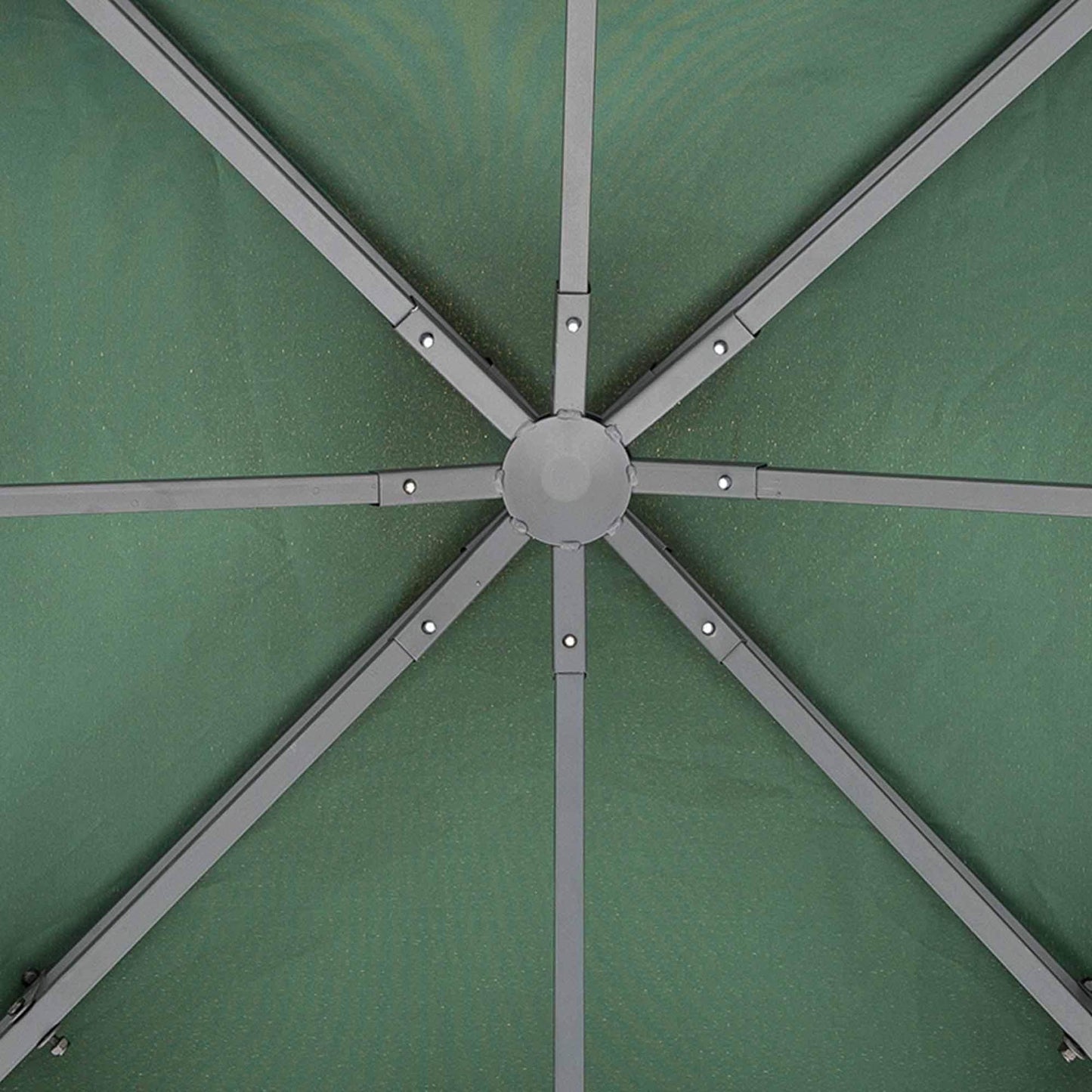 Outsunny 3x3m Double Tier Gazebo Top - Dark Green - ALL4U RETAILER LTD