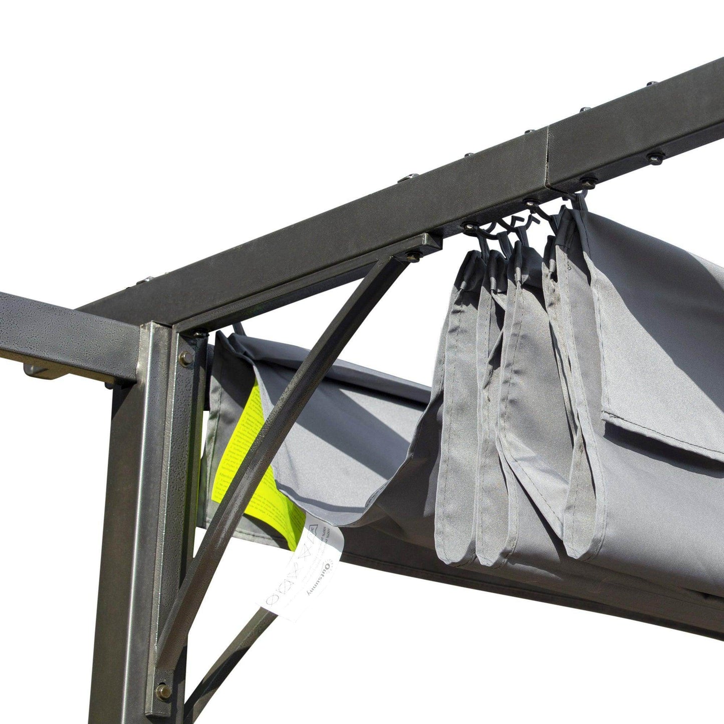 Outsunny 3x3m Sun Shelter with Retractable Canopy - ALL4U RETAILER LTD