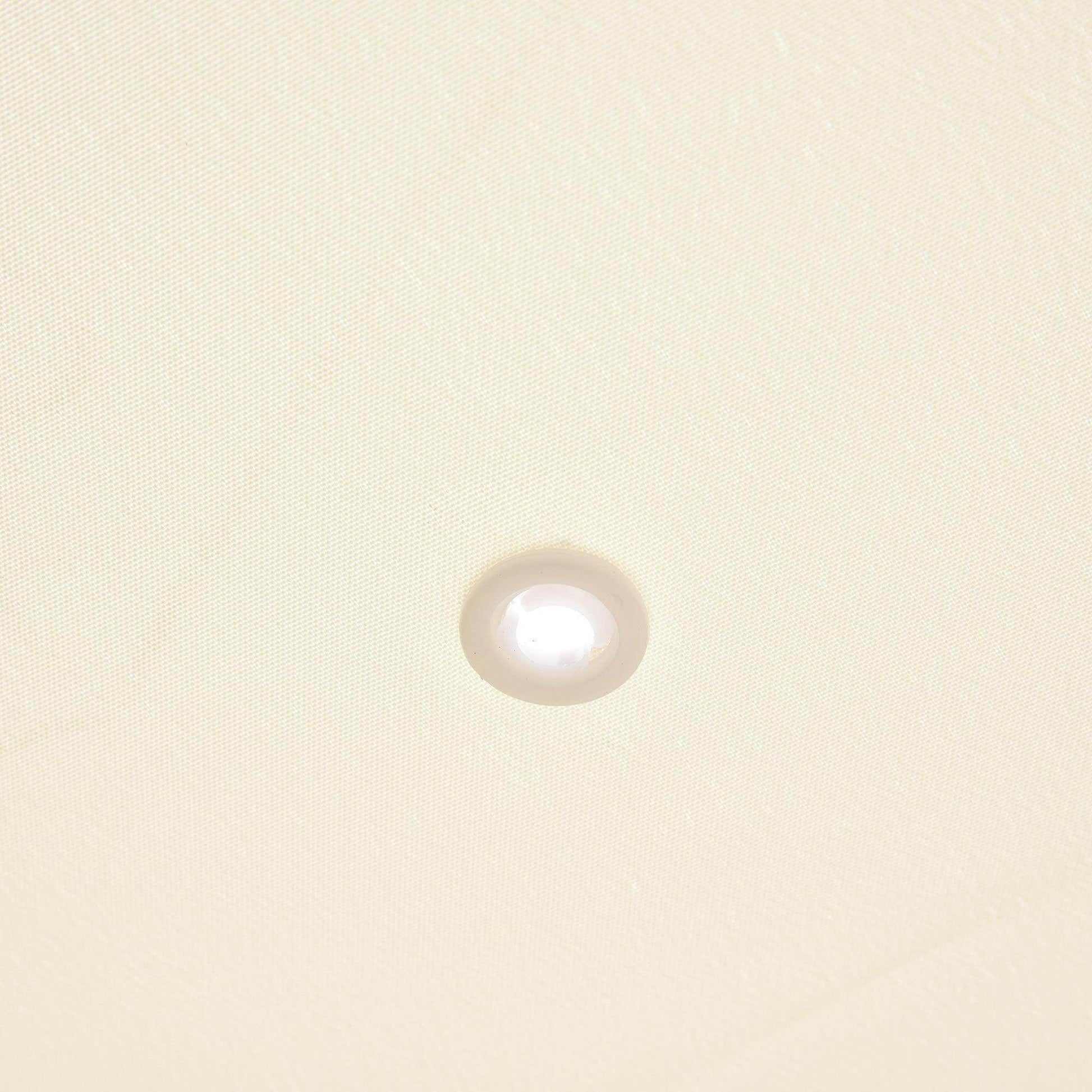 Outsunny 4x3m Metal Wall Gazebo - Cream - ALL4U RETAILER LTD