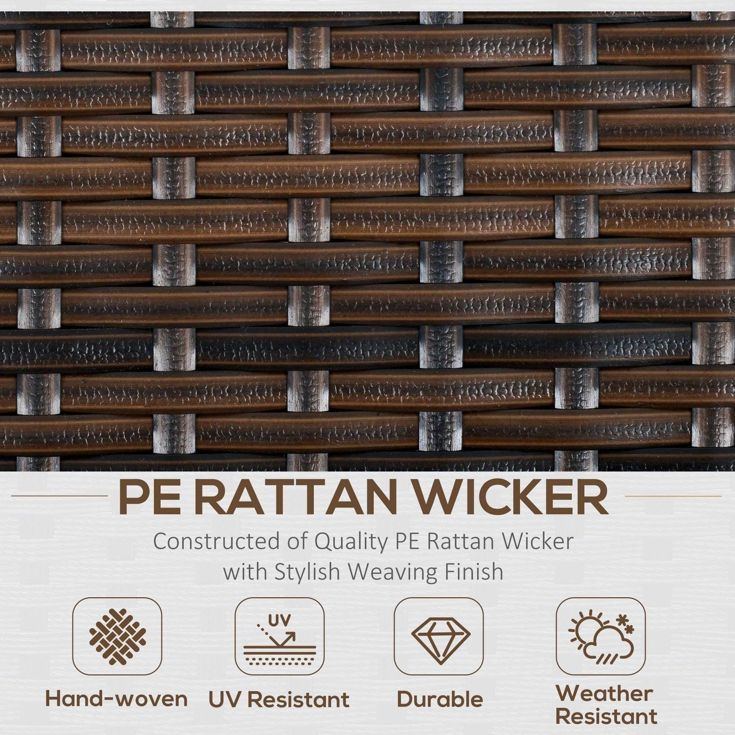 Outsunny 6-Piece Patio Dining Set with Cushions - ALL4U RETAILER LTD