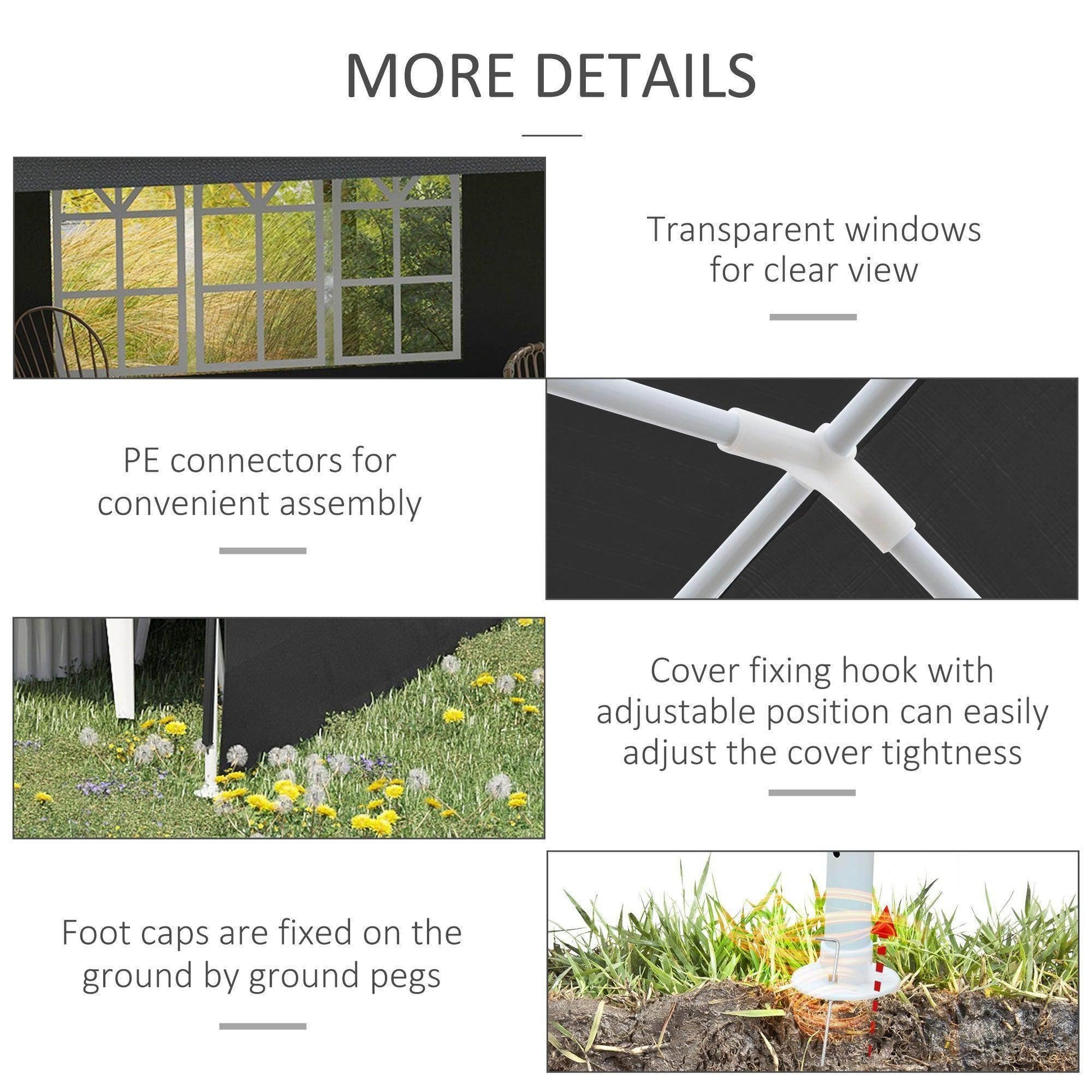 Outsunny 6x3m Outdoor Party Tent - ALL4U RETAILER LTD