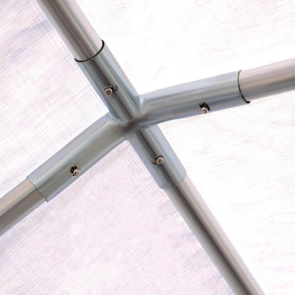 Outsunny 6x4m White Gazebo with Steel Frame - ALL4U RETAILER LTD