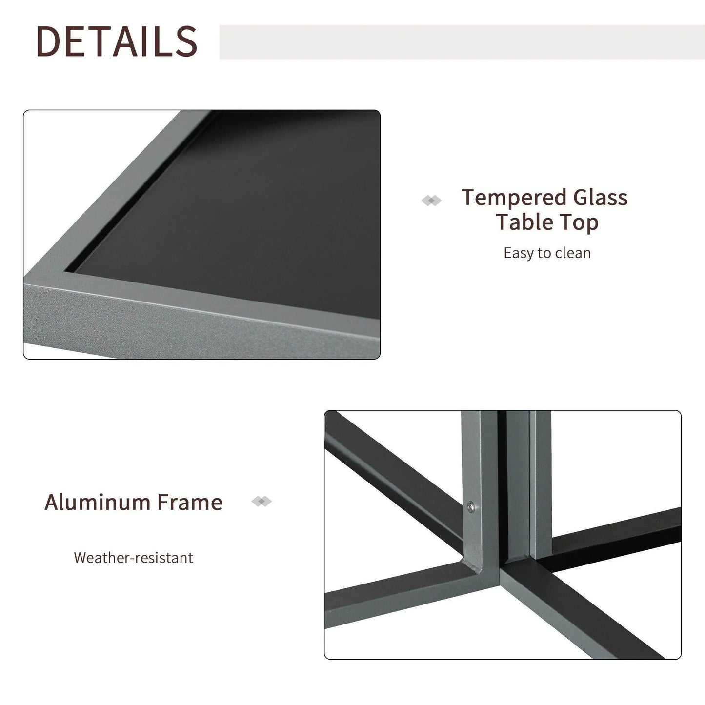 Outsunny 9PCs Outdoor Patio Dining Set with Cushioned Seating - ALL4U RETAILER LTD