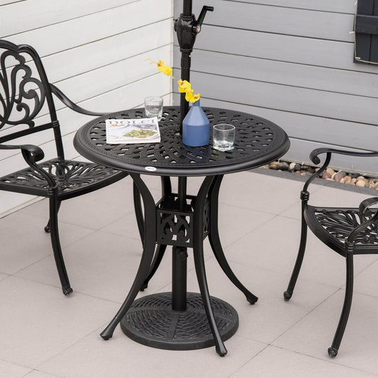 Outsunny Aluminium Outdoor Bistro Set with Table - ALL4U RETAILER LTD