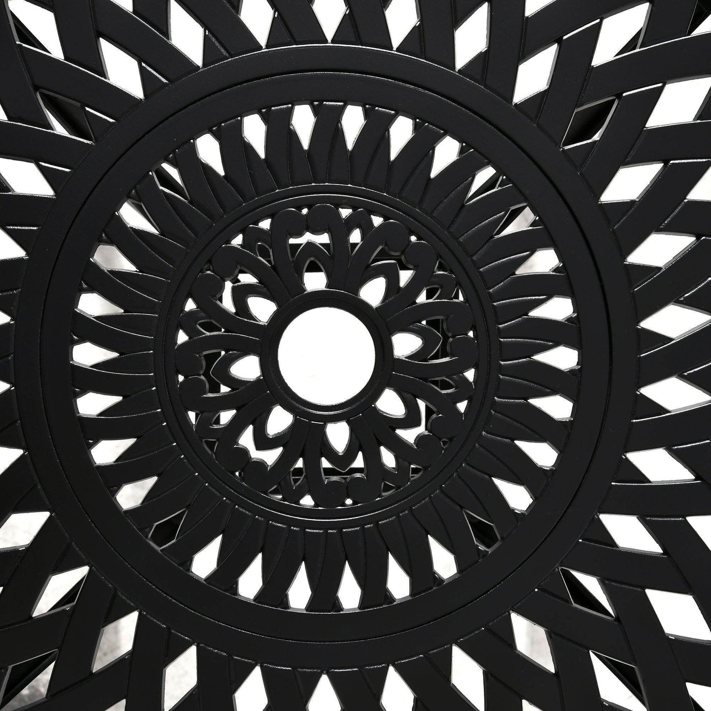 Outsunny Aluminium Outdoor Bistro Set with Table - ALL4U RETAILER LTD