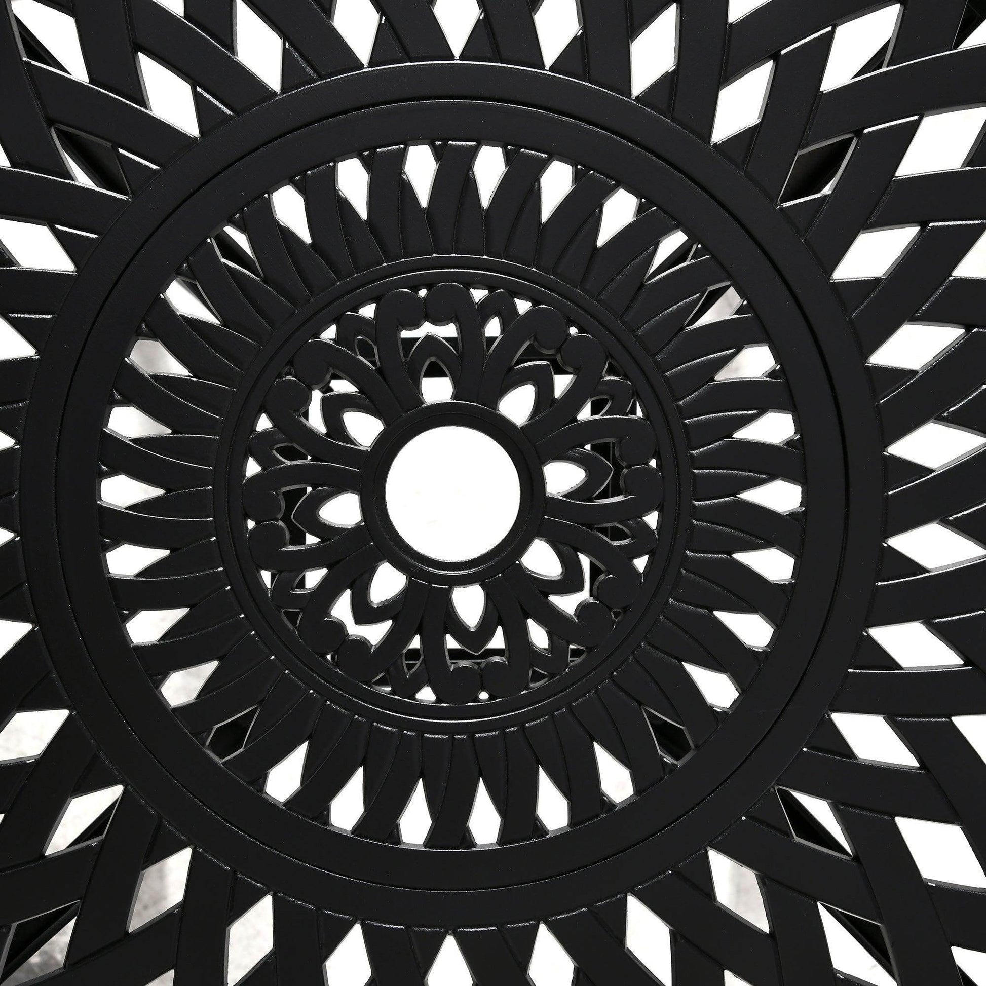 Outsunny Aluminium Outdoor Bistro Set with Table - ALL4U RETAILER LTD