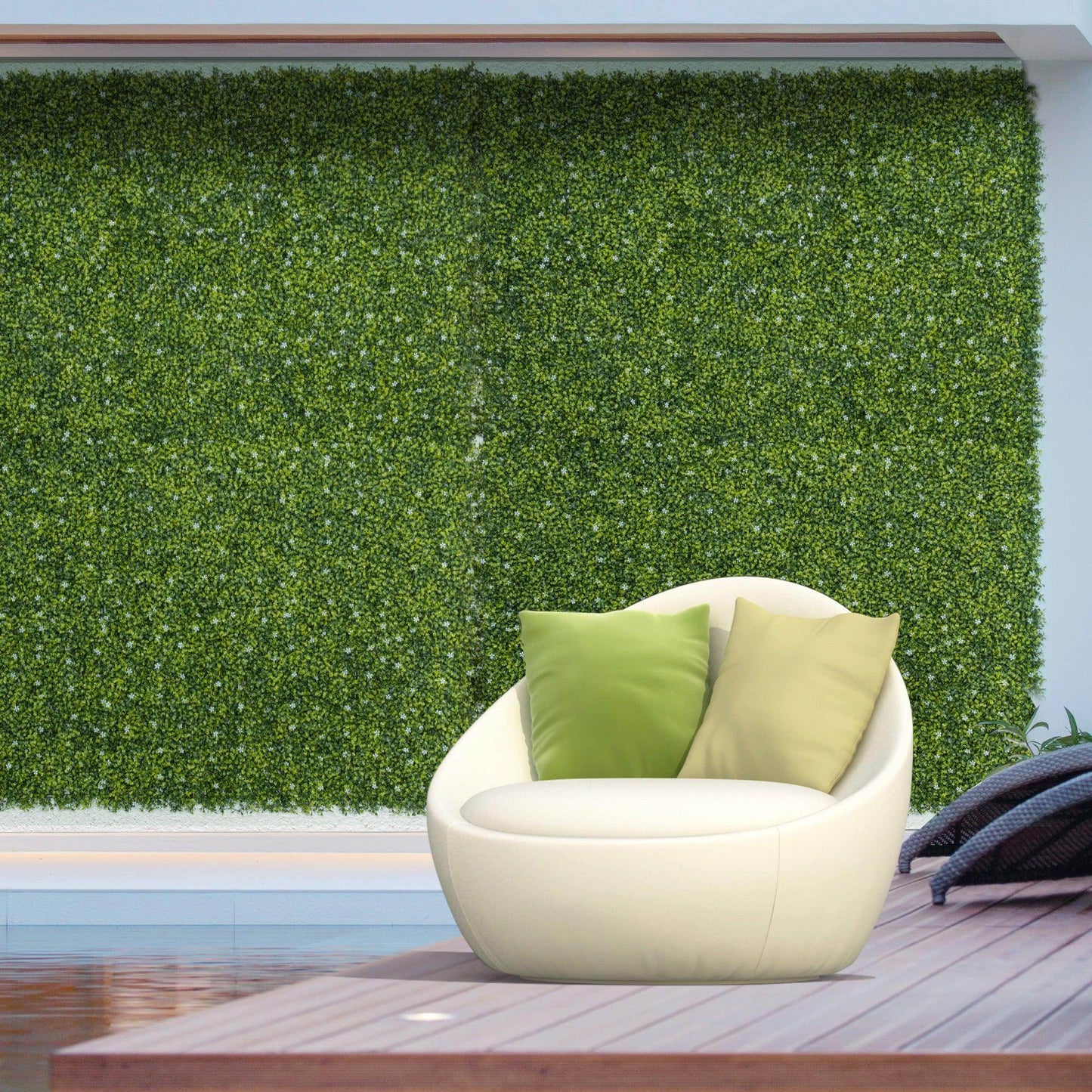 Outsunny Artificial Boxwood Wall Panels - Enhance Privacy - ALL4U RETAILER LTD