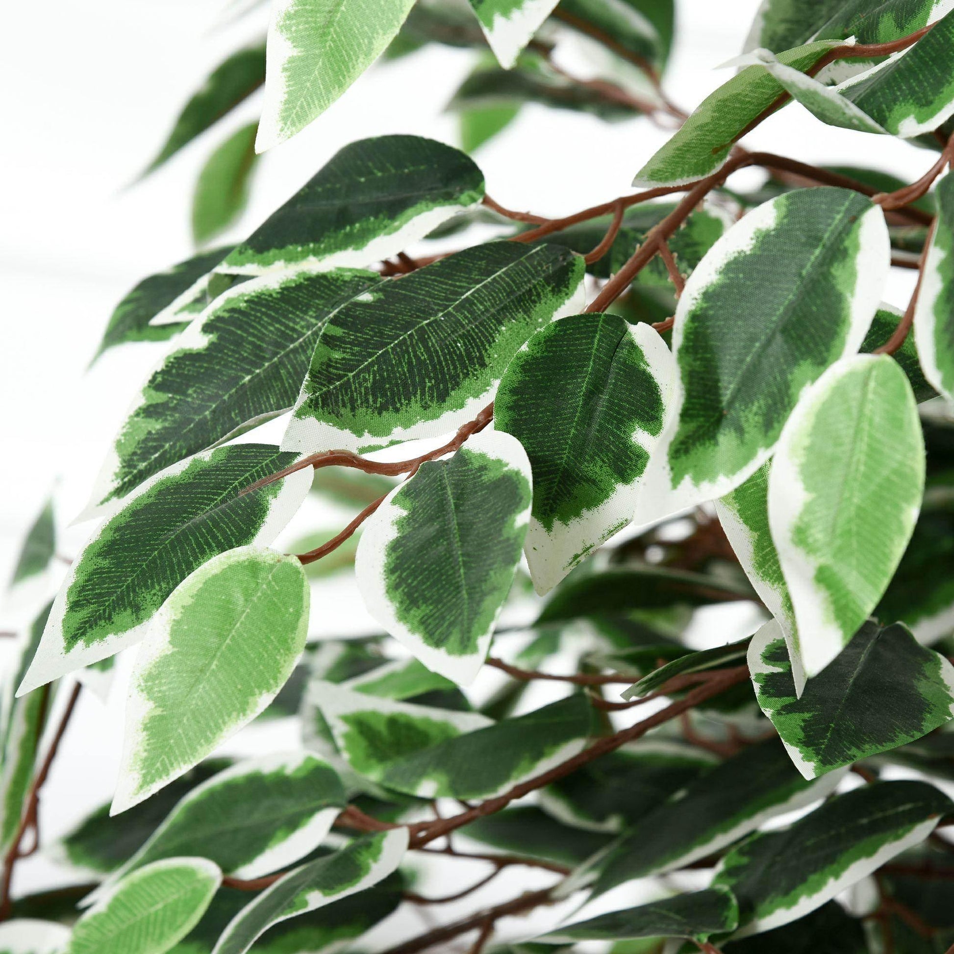 Outsunny Artificial Ficus Silk Tree - 5.2FT Height - ALL4U RETAILER LTD
