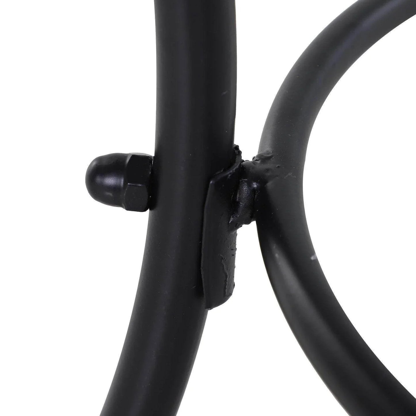 Outsunny Black Metal Outdoor Garden Table - ALL4U RETAILER LTD