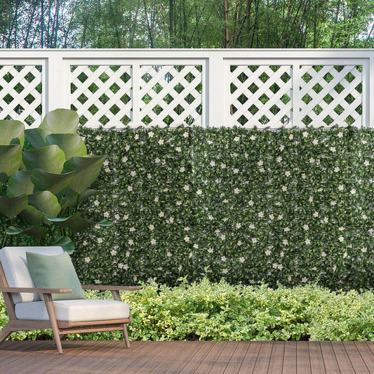 Outsunny Boxwood Wall Panels - 12PCS 20 x 20 - Privacy Fence Screen - ALL4U RETAILER LTD