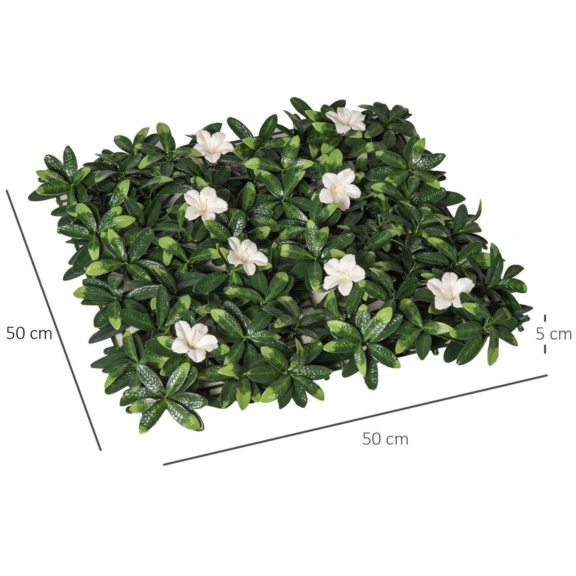 Outsunny Boxwood Wall Panels - 12PCS 20 x 20 - Privacy Fence Screen - ALL4U RETAILER LTD