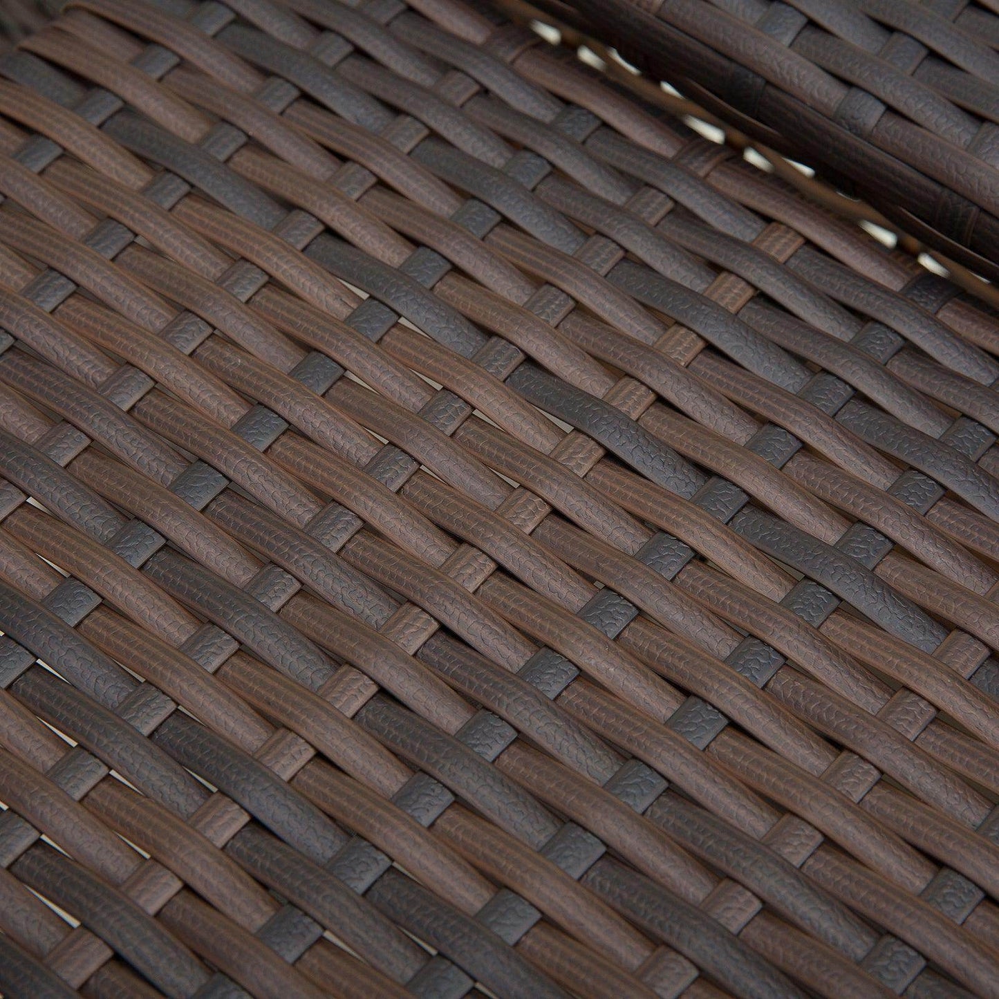 Outsunny Brown Sun Lounger Sofa Daybed - ALL4U RETAILER LTD