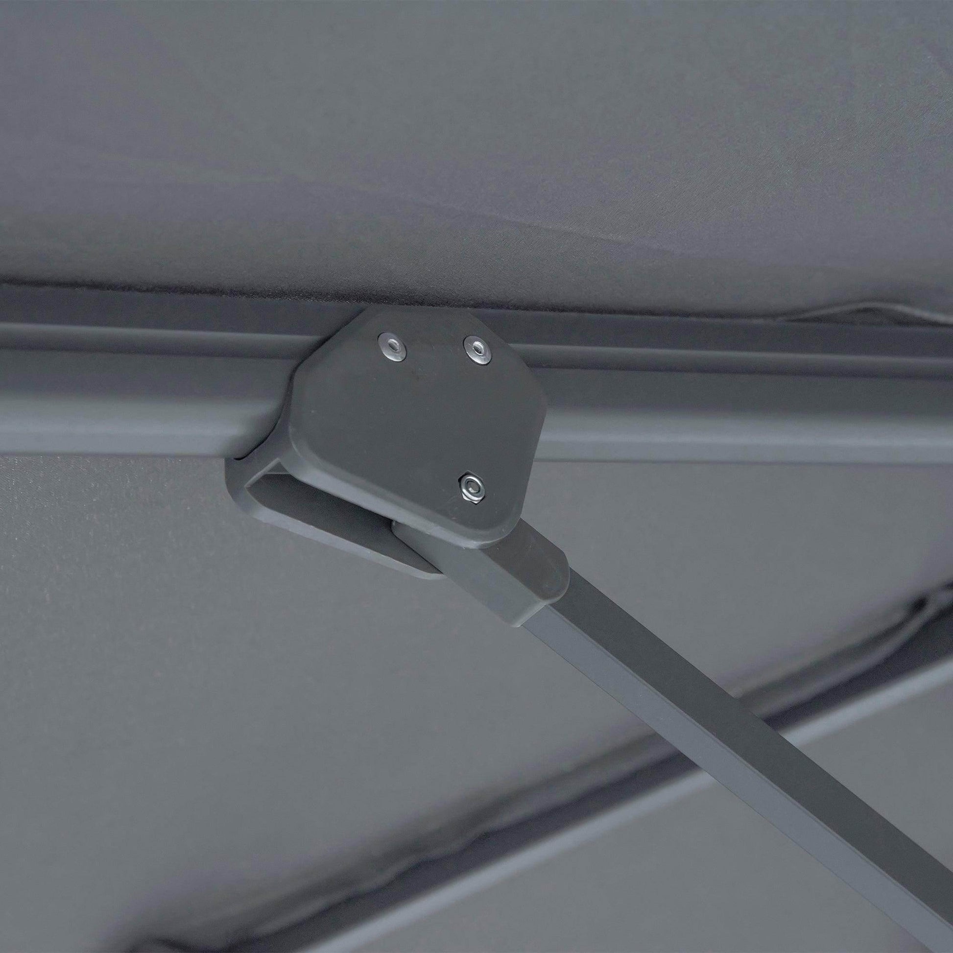 Outsunny Cantilever Patio Umbrella with LED Lights - ALL4U RETAILER LTD