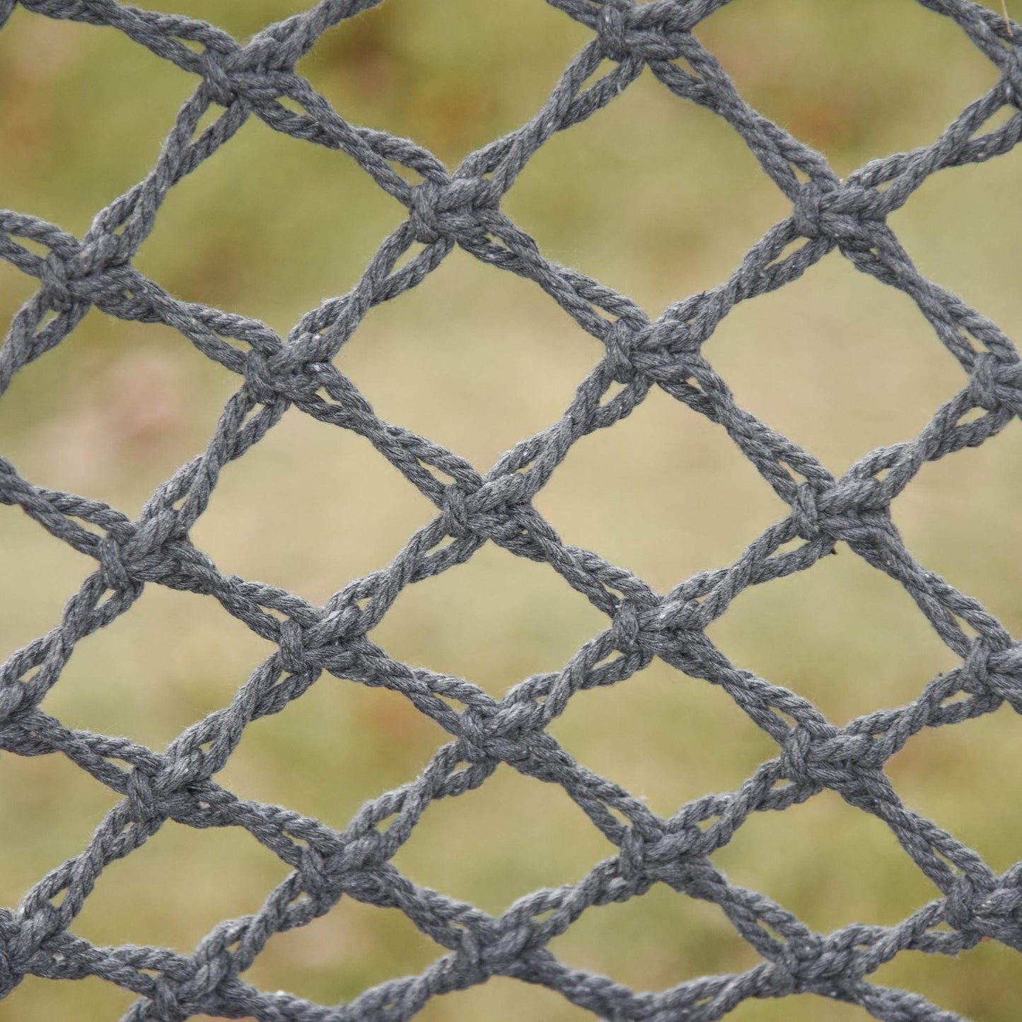 Outsunny Cotton-Poly Macrame Swing Chair with Backrest - Grey - ALL4U RETAILER LTD