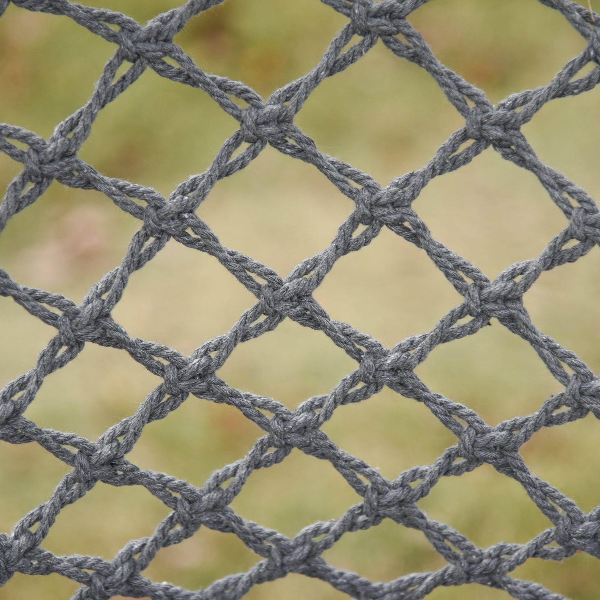 Outsunny Cotton-Poly Macrame Swing Chair with Backrest - Grey - ALL4U RETAILER LTD