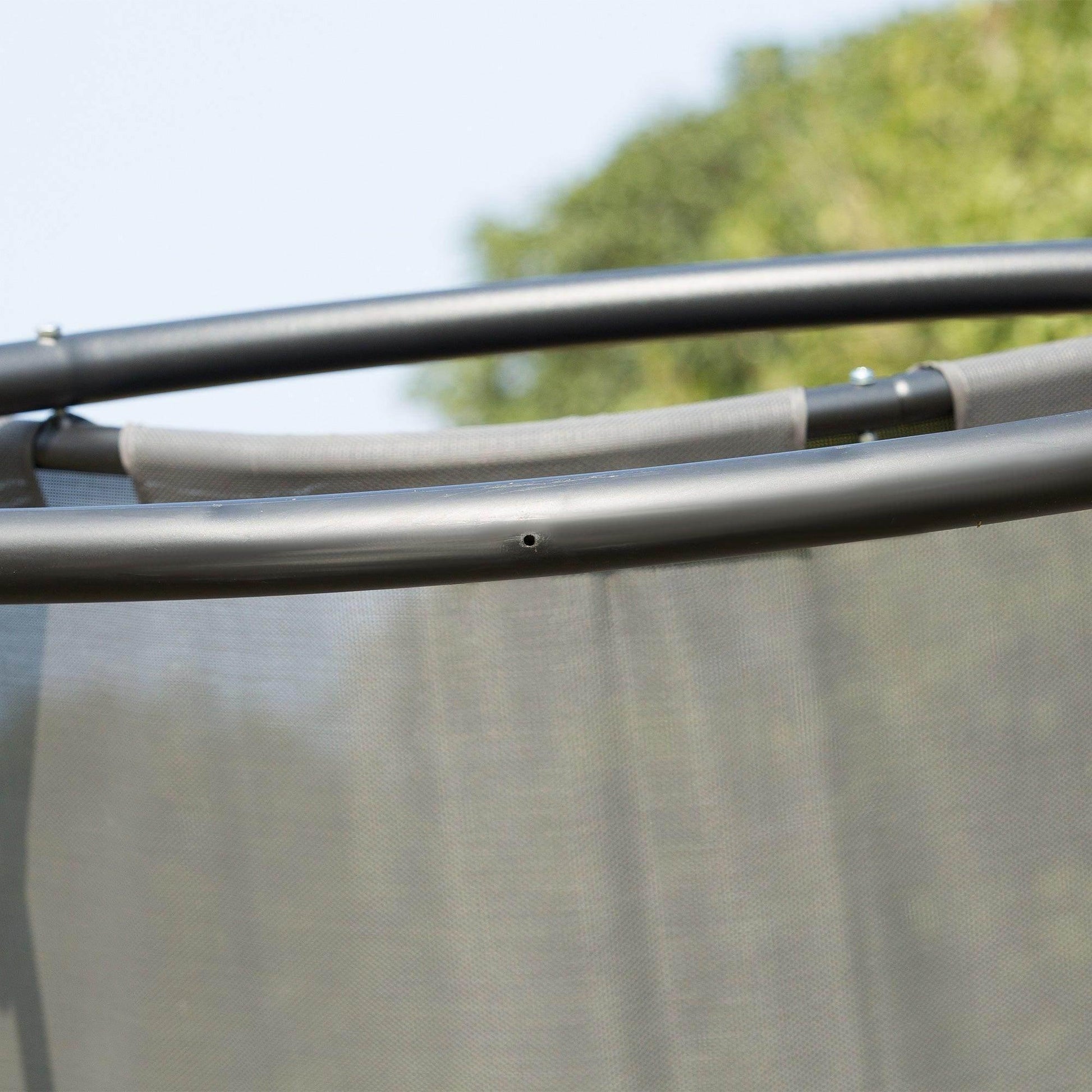 Outsunny Cozy Swing Chair for Outdoor Patio - Grey - ALL4U RETAILER LTD