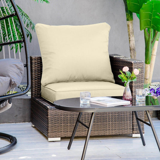 Outsunny Deep Seating Chair Cushion Set - ALL4U RETAILER LTD