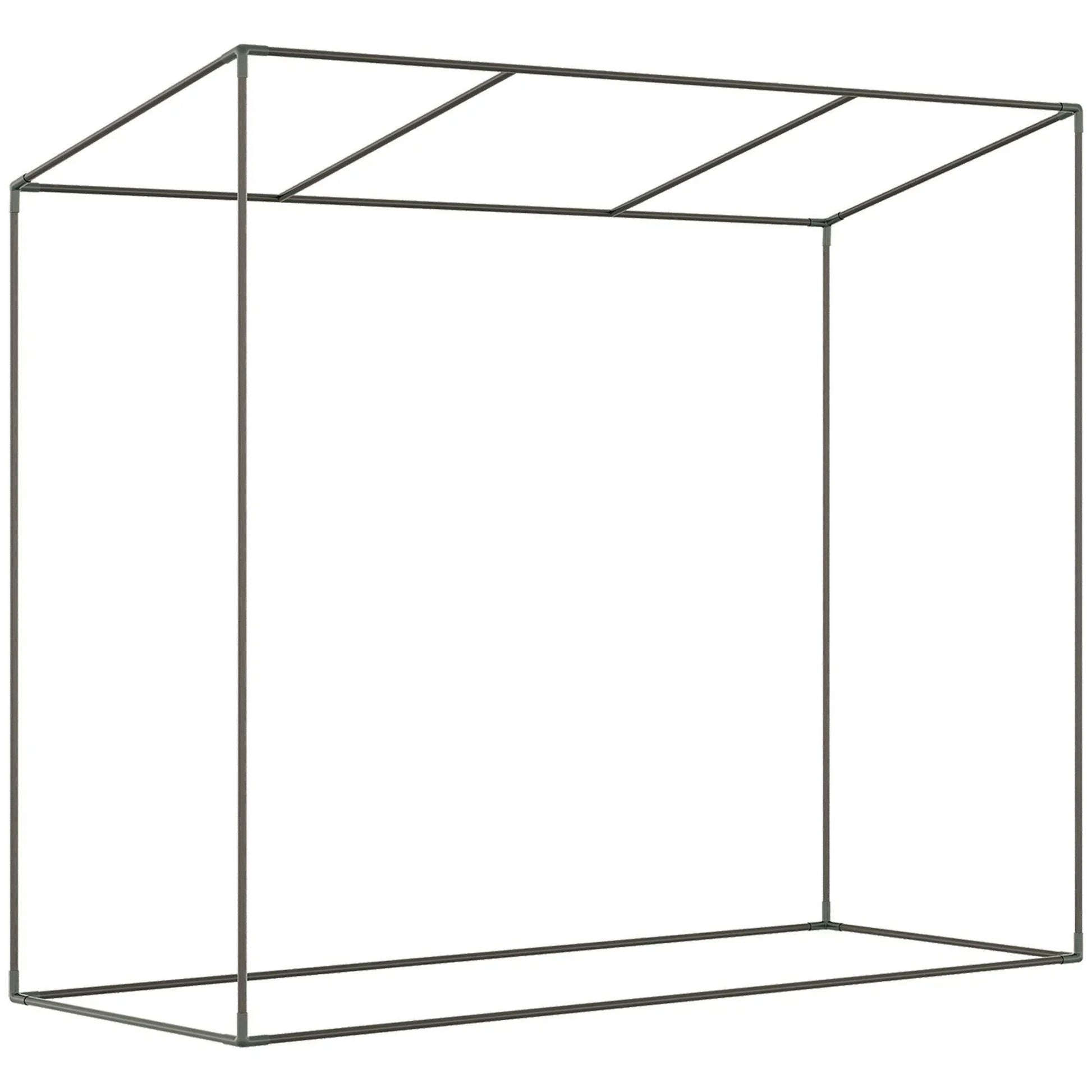 Outsunny Garden Greenhouse - Patio Lean to Hot House - ALL4U RETAILER LTD