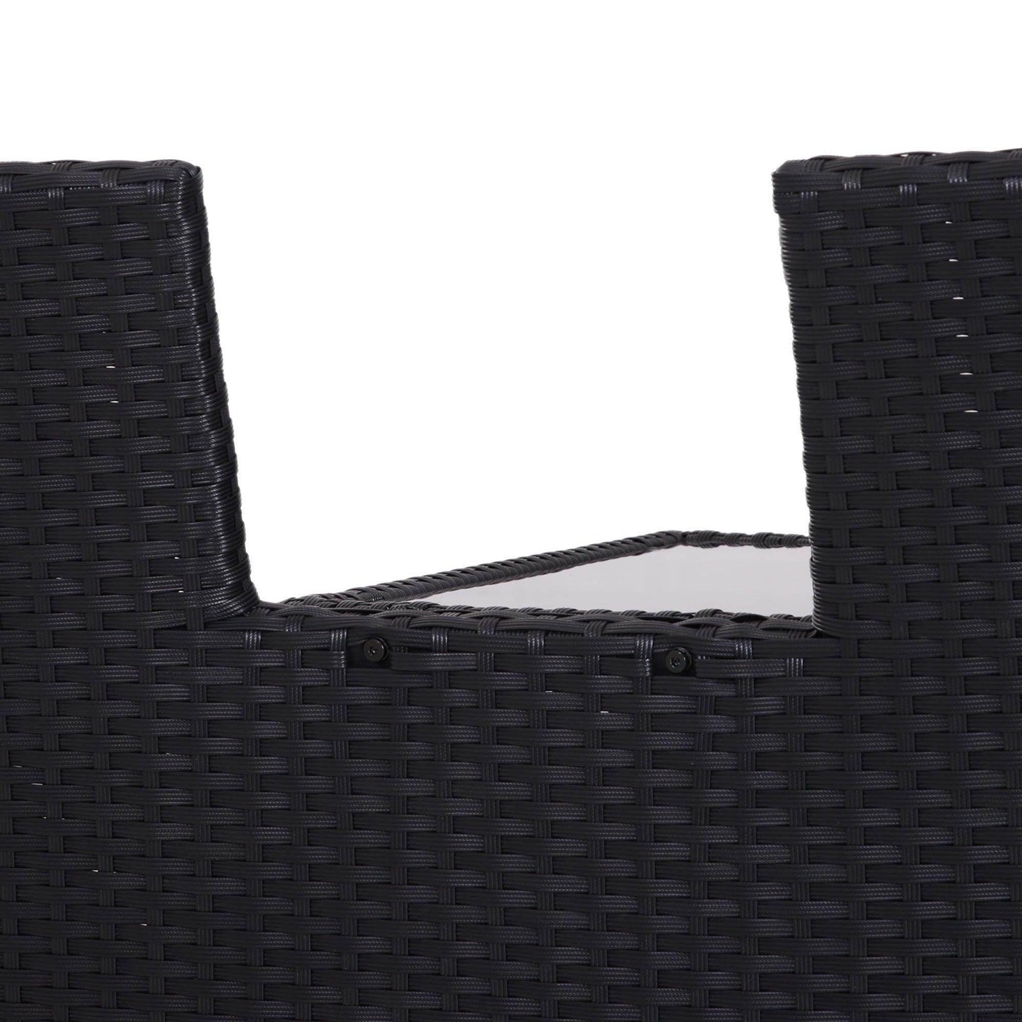 Outsunny Garden Rattan Love Seat with Cushions - ALL4U RETAILER LTD