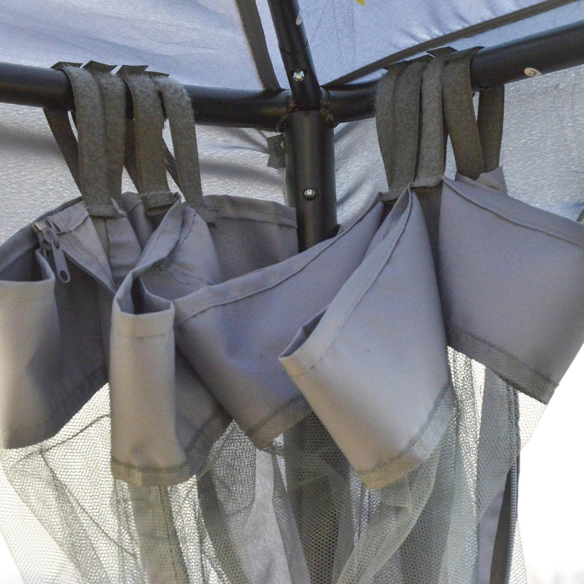 Outsunny Metal Gazebo - 3x3m Roof Tent - ALL4U RETAILER LTD