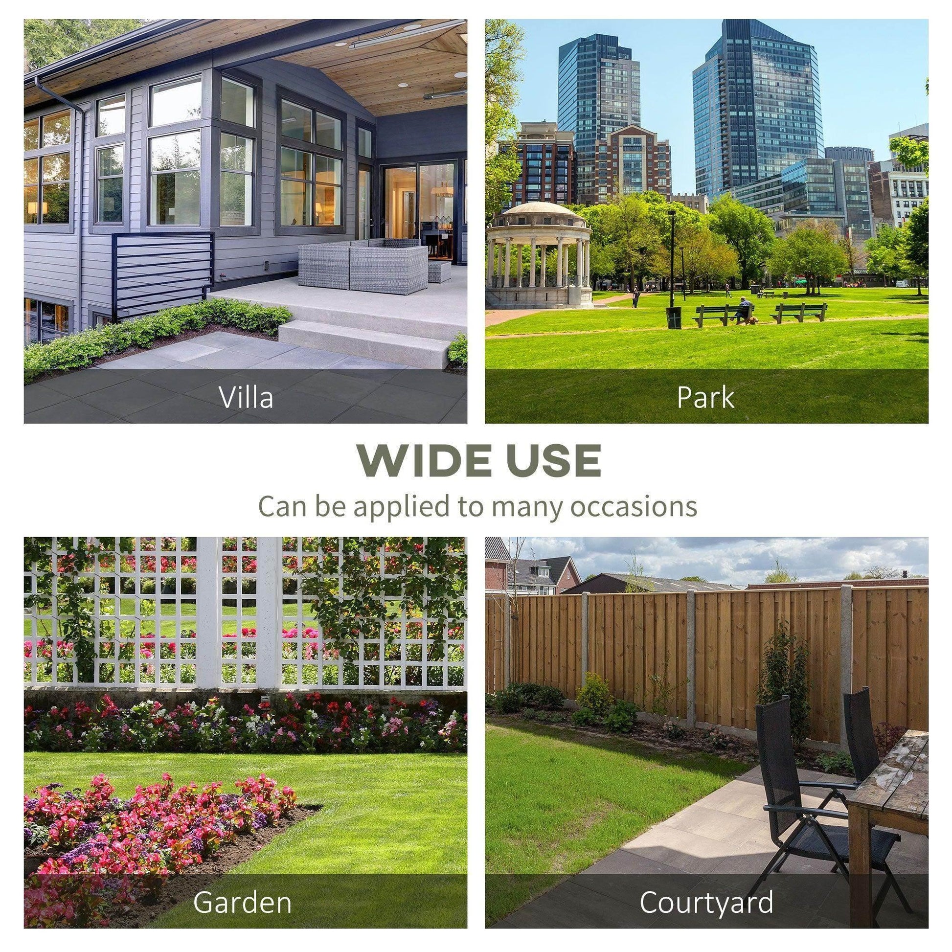 Outsunny Metal Loveseat for Patio - 2-Seater Garden Bench - ALL4U RETAILER LTD