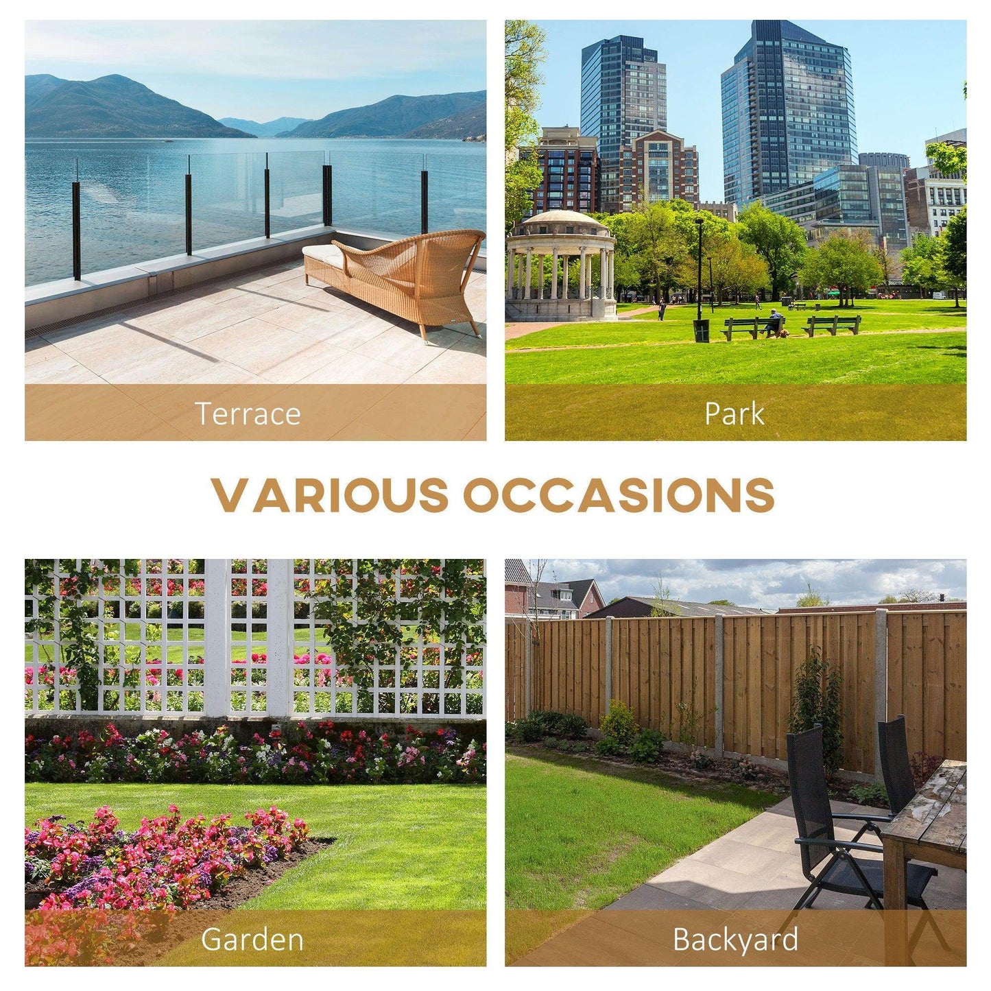 Outsunny Natural Wood Outdoor Storage Bench - Seating Furniture - ALL4U RETAILER LTD