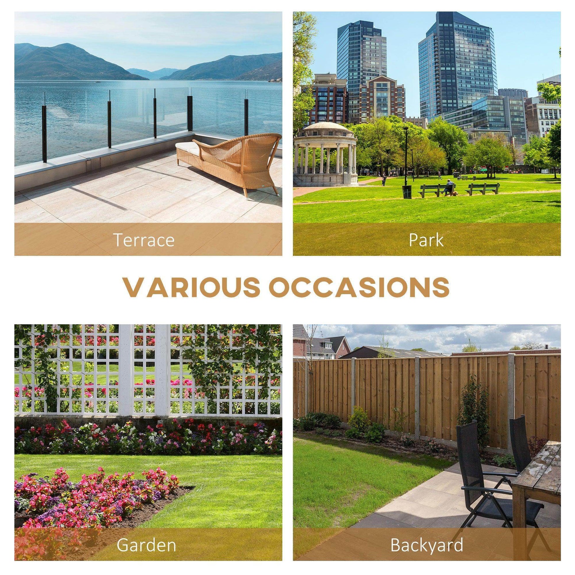 Outsunny Natural Wood Outdoor Storage Bench - Seating Furniture - ALL4U RETAILER LTD