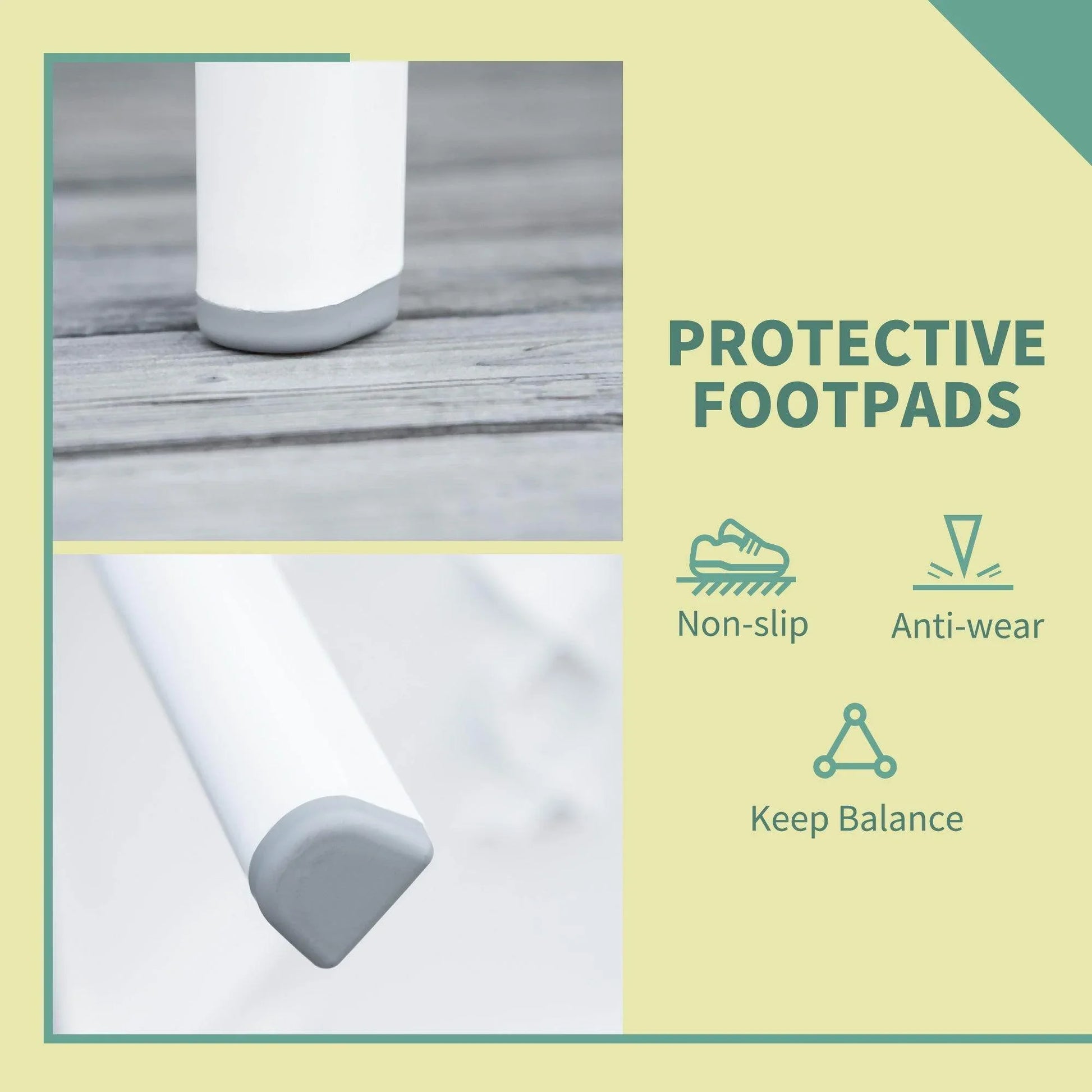 Outsunny Outdoor Coffee Table - White - ALL4U RETAILER LTD