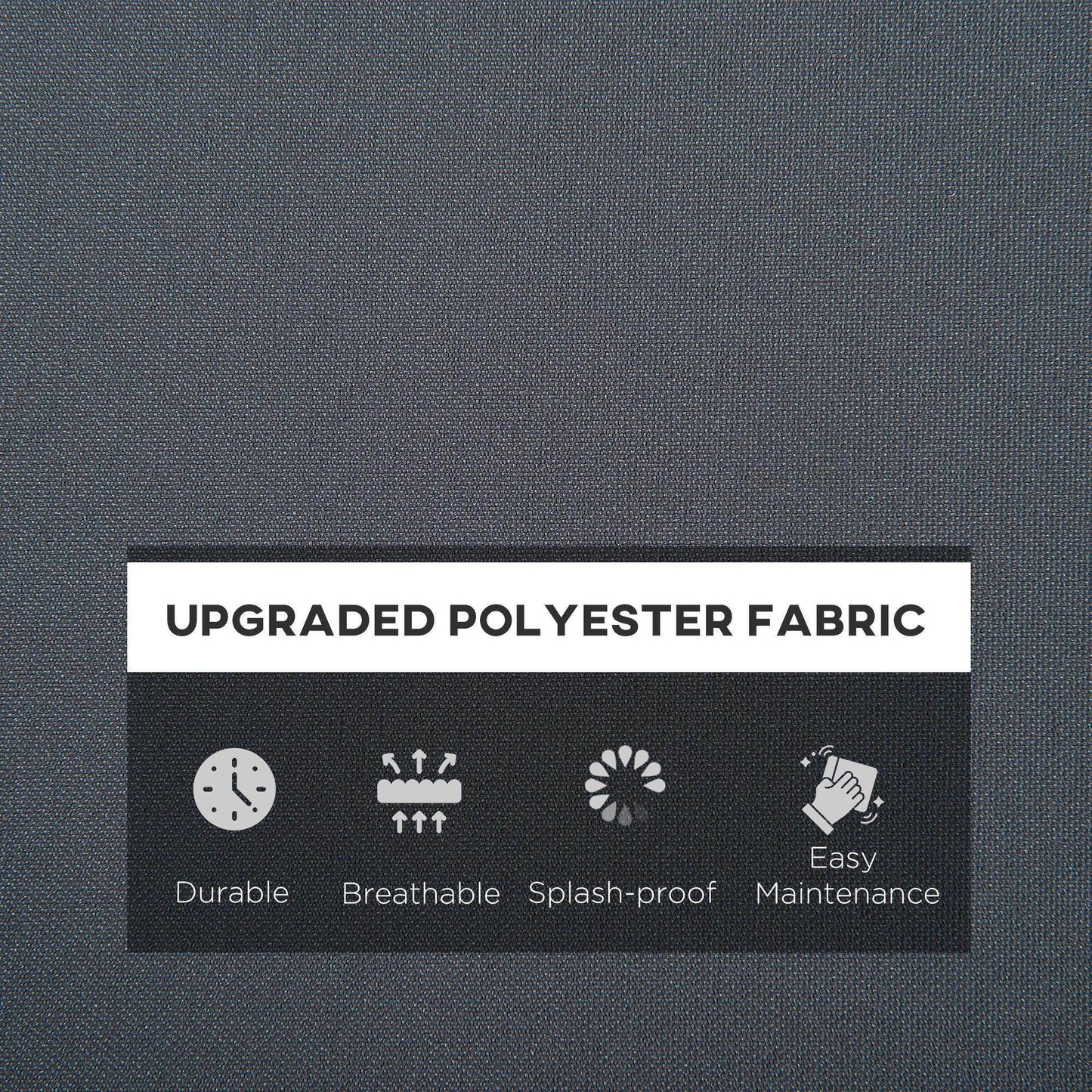 Outsunny Outdoor Cushion Pad Set for Rattan Furniture - ALL4U RETAILER LTD