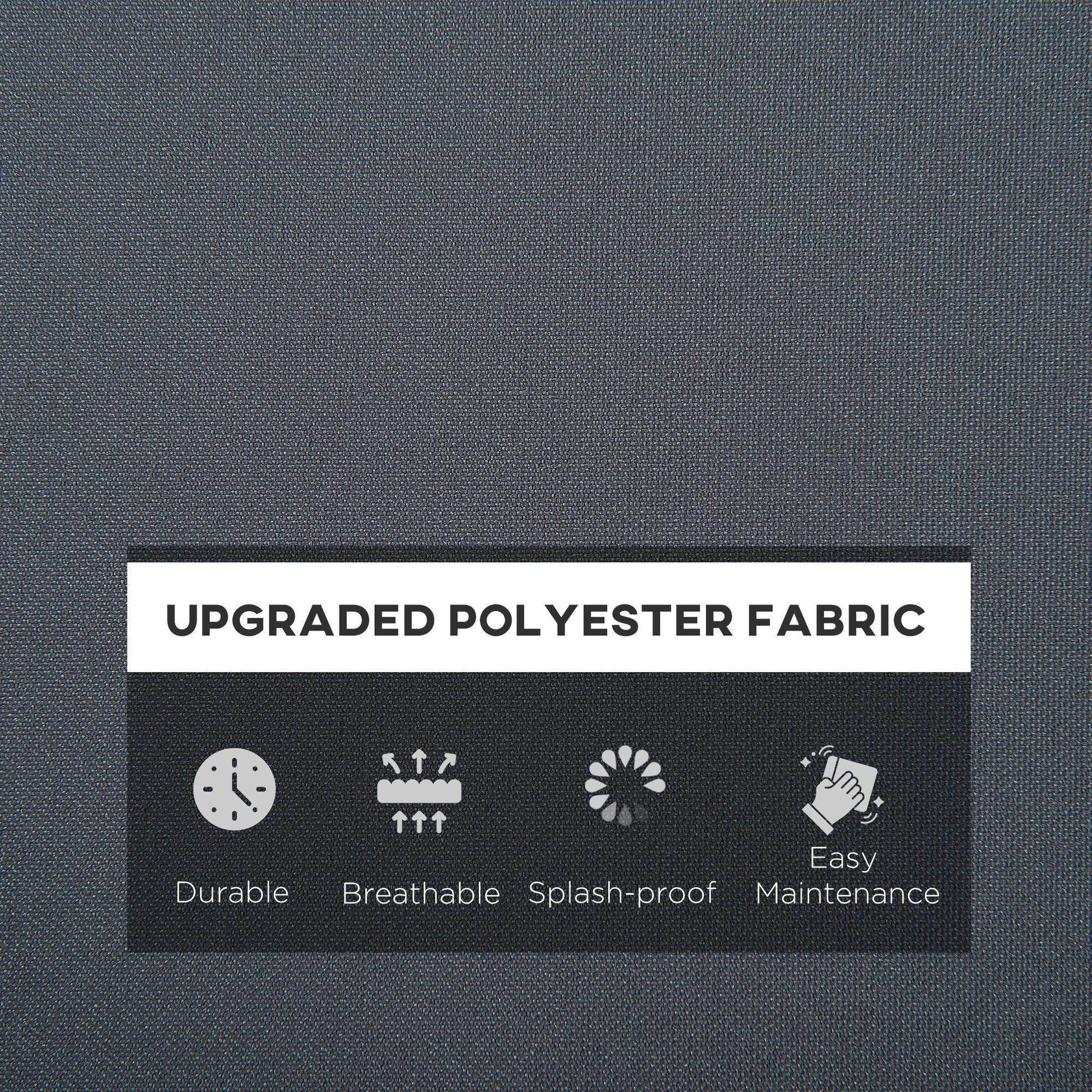 Outsunny Outdoor Cushion Pad Set for Rattan Furniture - ALL4U RETAILER LTD