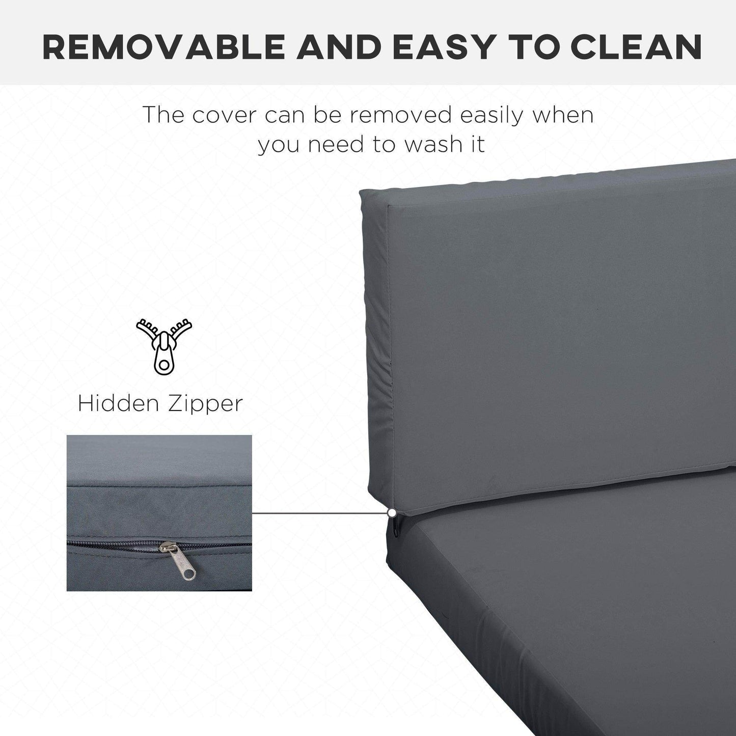 Outsunny Outdoor Cushion Pad Set for Rattan Furniture - ALL4U RETAILER LTD