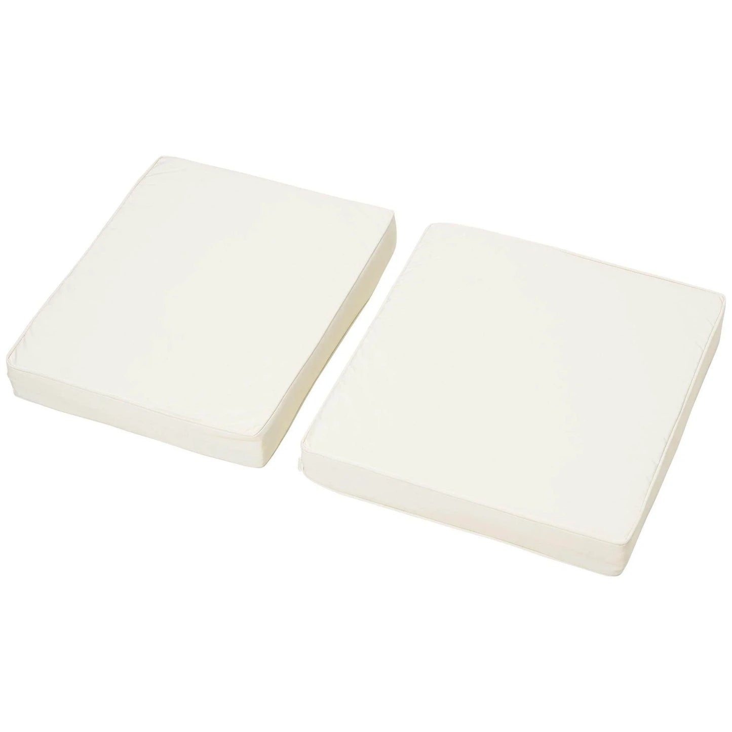 Outsunny Outdoor Cushion Set - Cream White - ALL4U RETAILER LTD