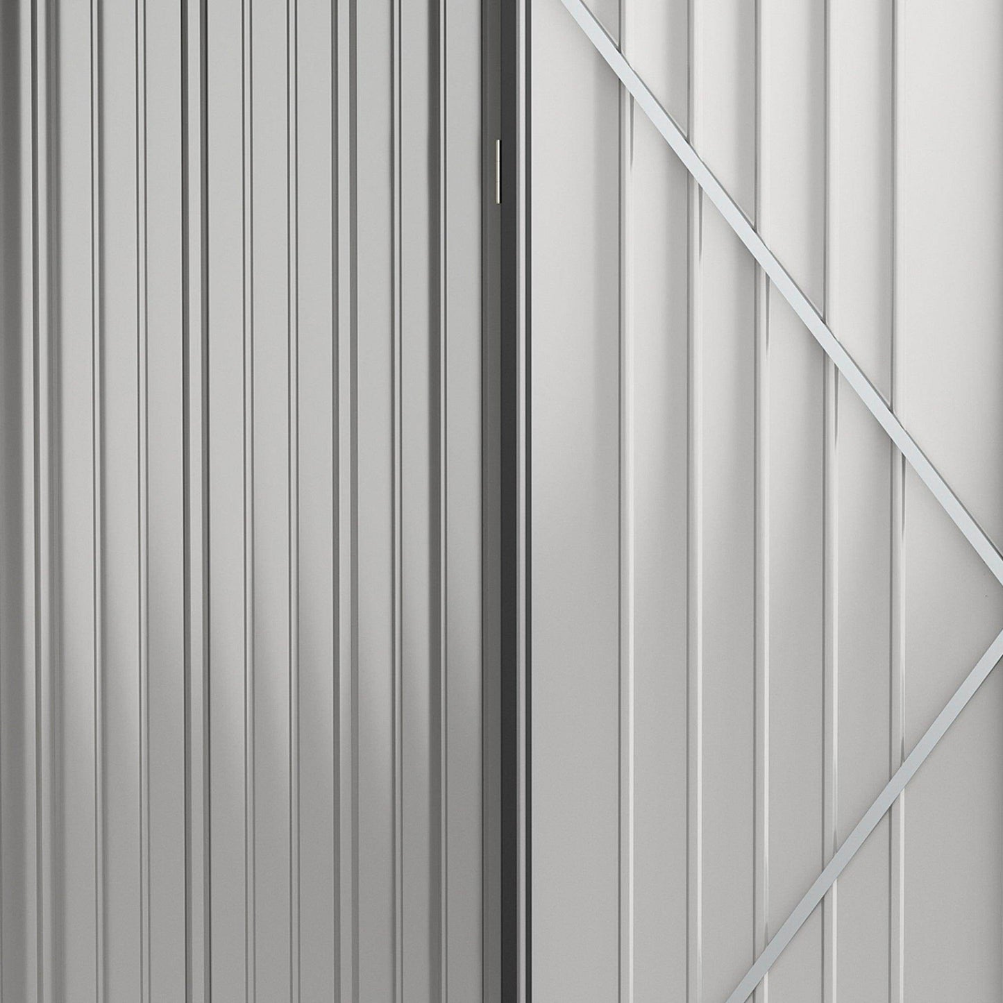 Outsunny Outdoor Metal Storage Shed - ALL4U RETAILER LTD