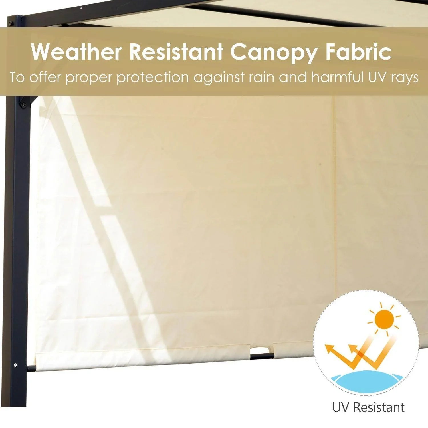 Outsunny Outdoor Party Tent - 3x3m Garden Gazebo - ALL4U RETAILER LTD