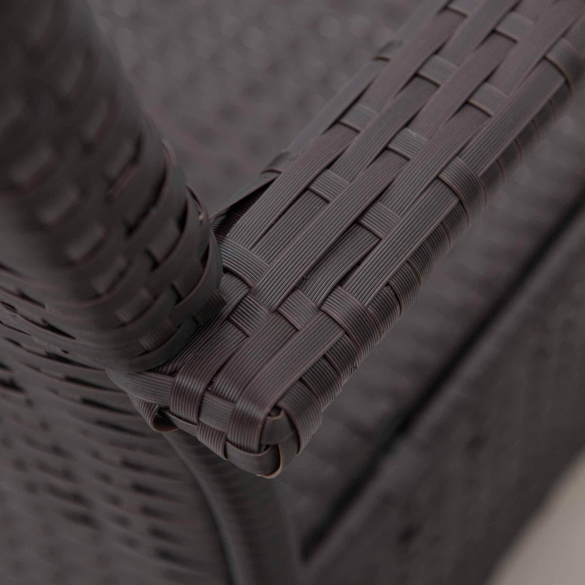 Outsunny Outdoor Rattan Bistro Set with Cover - ALL4U RETAILER LTD