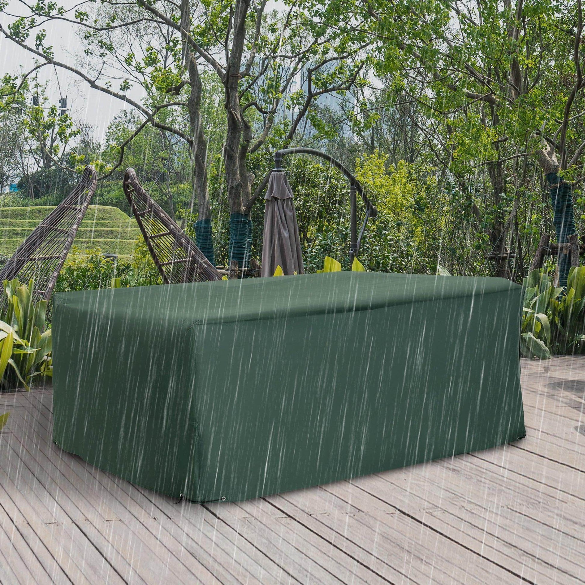 Outsunny Outdoor Rattan Furniture Cover - Waterproof - ALL4U RETAILER LTD