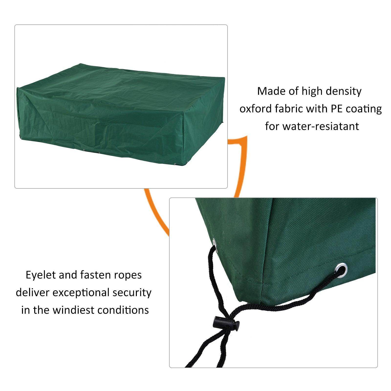 Outsunny Outdoor Rattan Furniture Cover - Waterproof - ALL4U RETAILER LTD