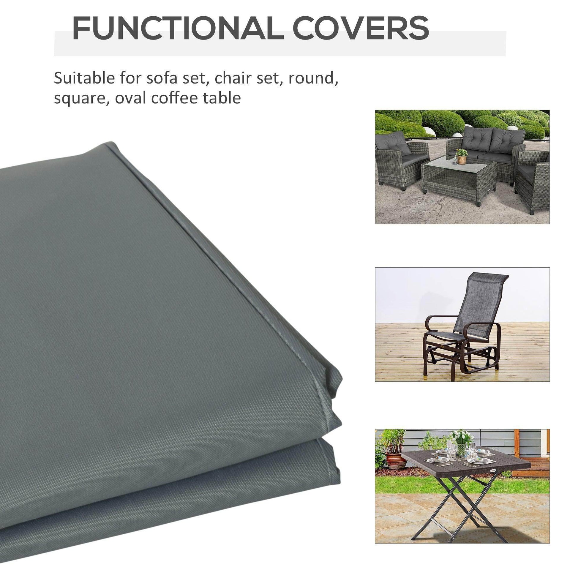 Outsunny Outdoor Sofa Cover - ALL4U RETAILER LTD