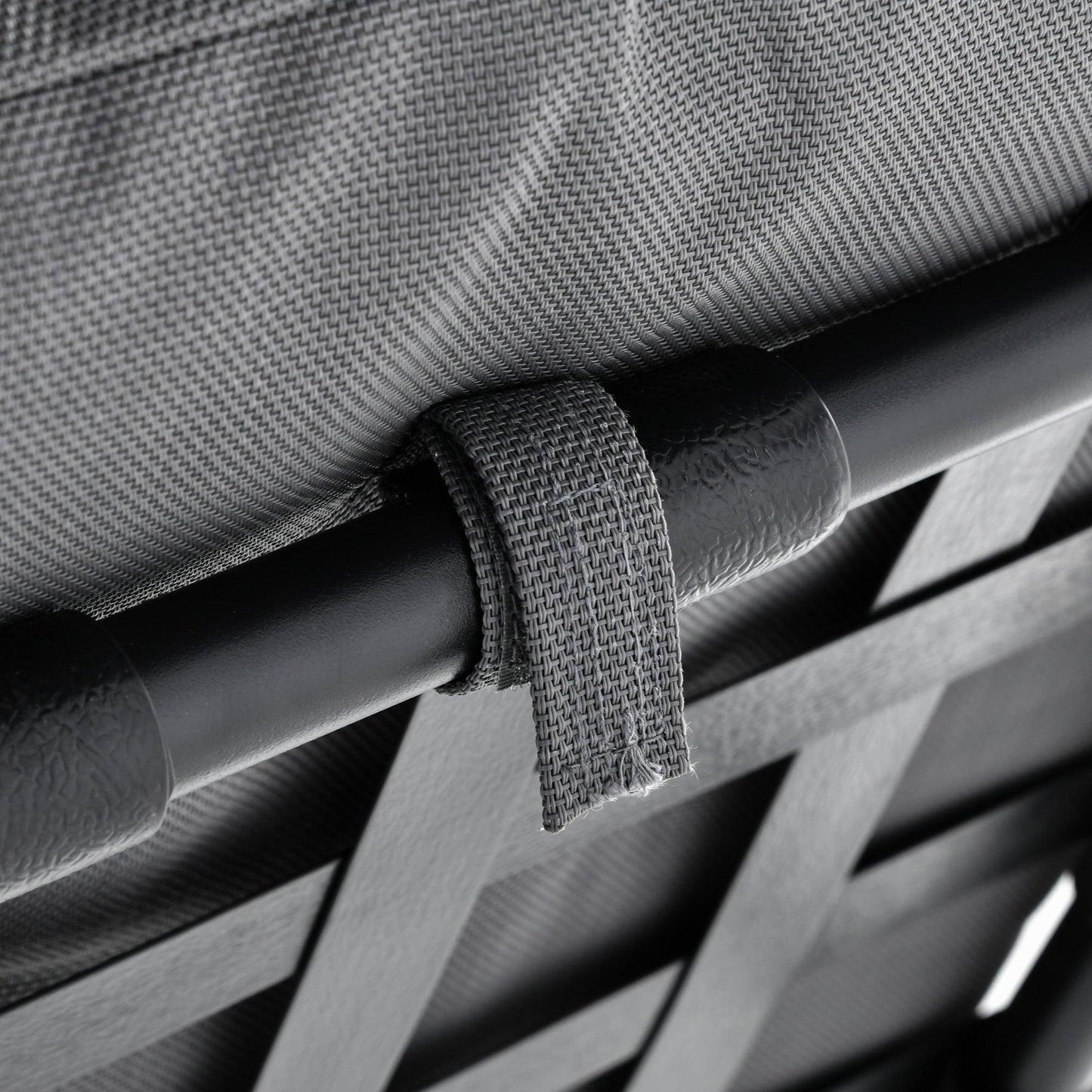 Outsunny Outdoor Swing Bench with Canopy - Grey - ALL4U RETAILER LTD