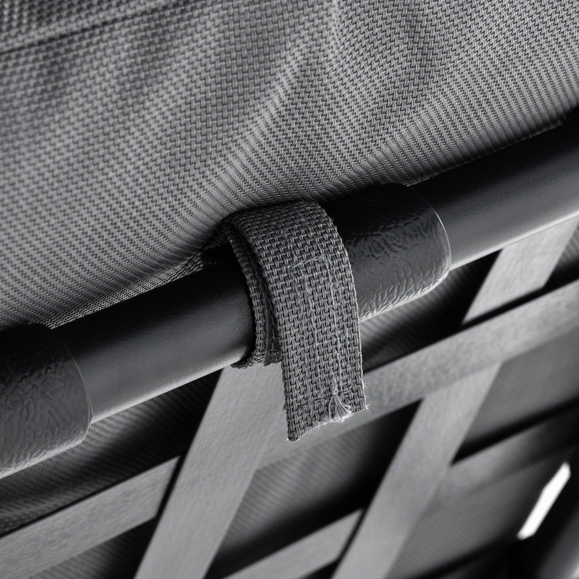 Outsunny Outdoor Swing Bench with Canopy - Grey - ALL4U RETAILER LTD