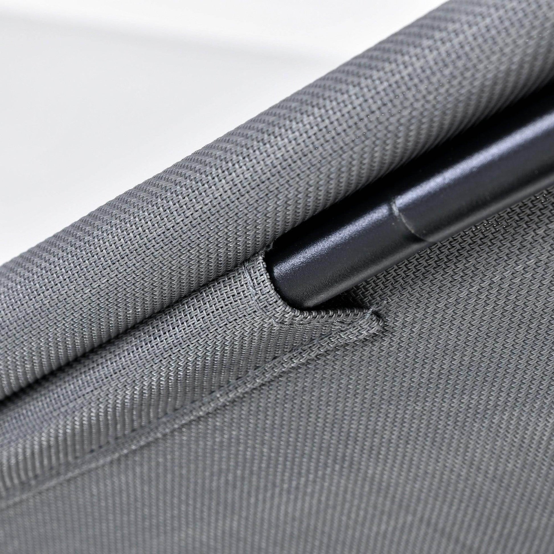 Outsunny Outdoor Swing Bench with Canopy - Grey - ALL4U RETAILER LTD