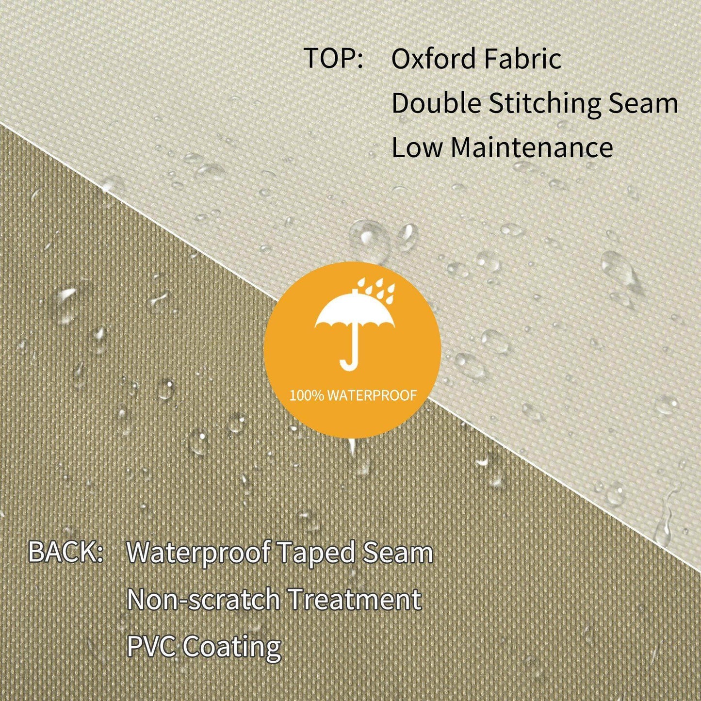 Outsunny Outdoor Waterproof Furniture Cover for Wicker Chairs - ALL4U RETAILER LTD