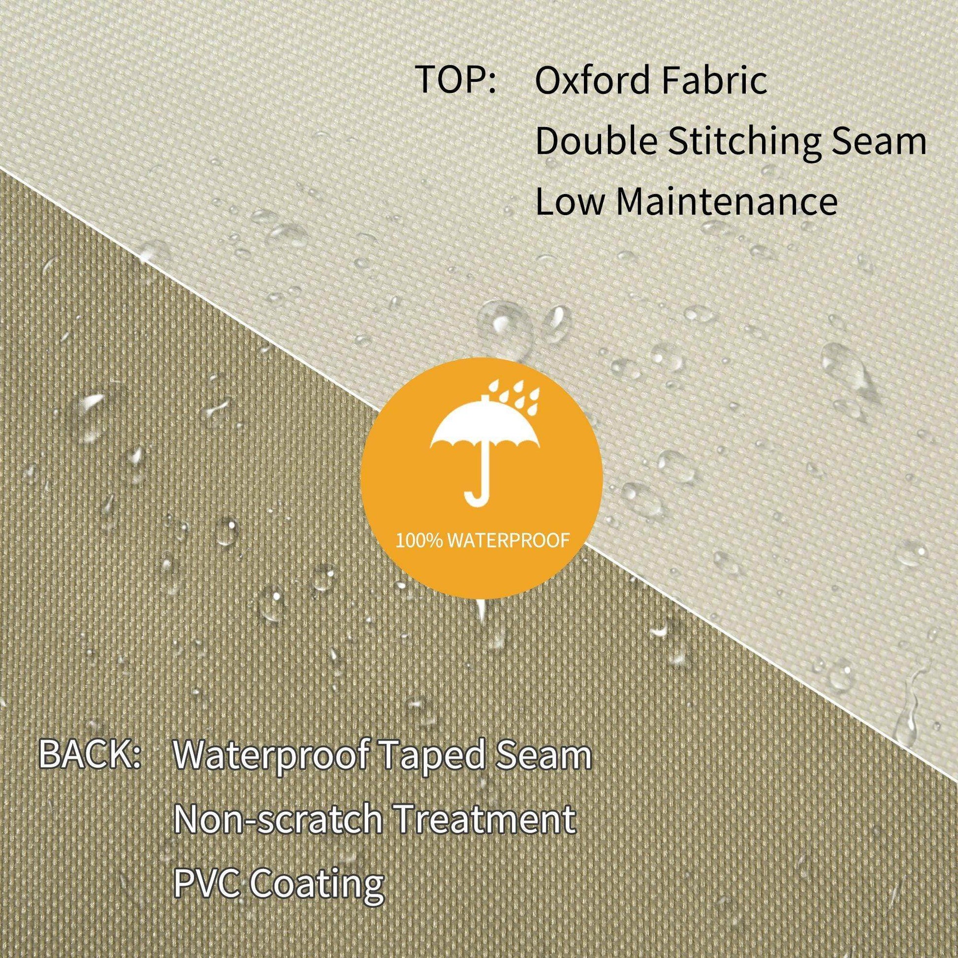 Outsunny Outdoor Waterproof Furniture Cover for Wicker Chairs - ALL4U RETAILER LTD