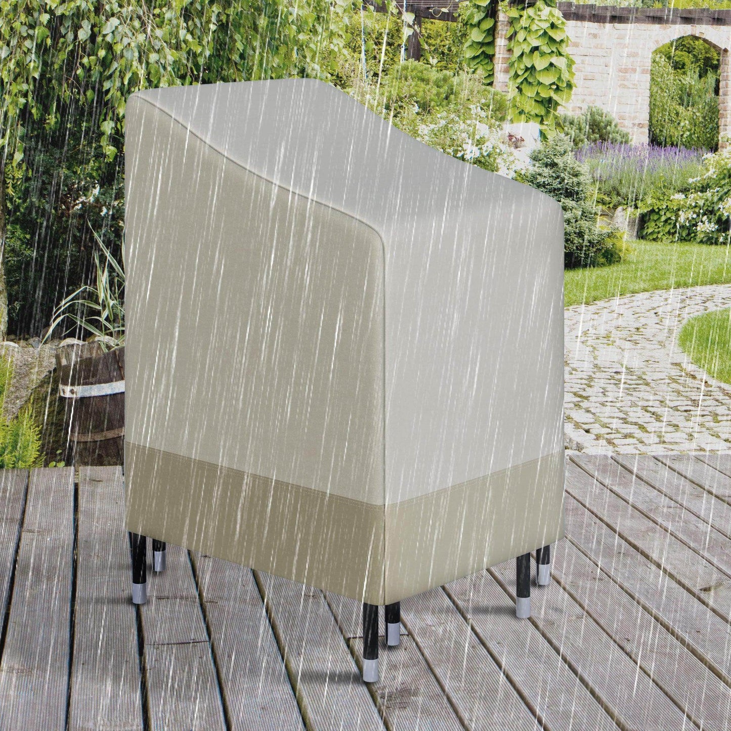 Outsunny Outdoor Waterproof Furniture Cover for Wicker Chairs - ALL4U RETAILER LTD
